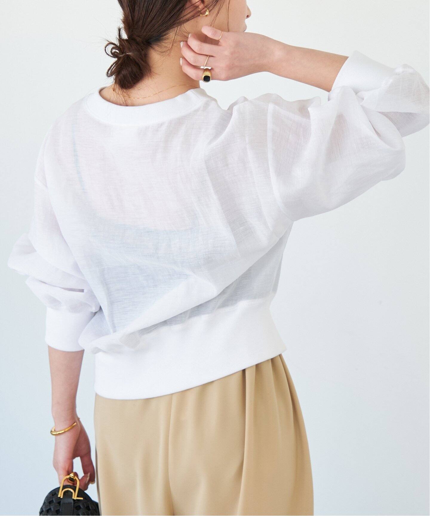 THE LOOM/ザ ルーム】 LINEN プルオーバー（Tシャツ／カットソー  