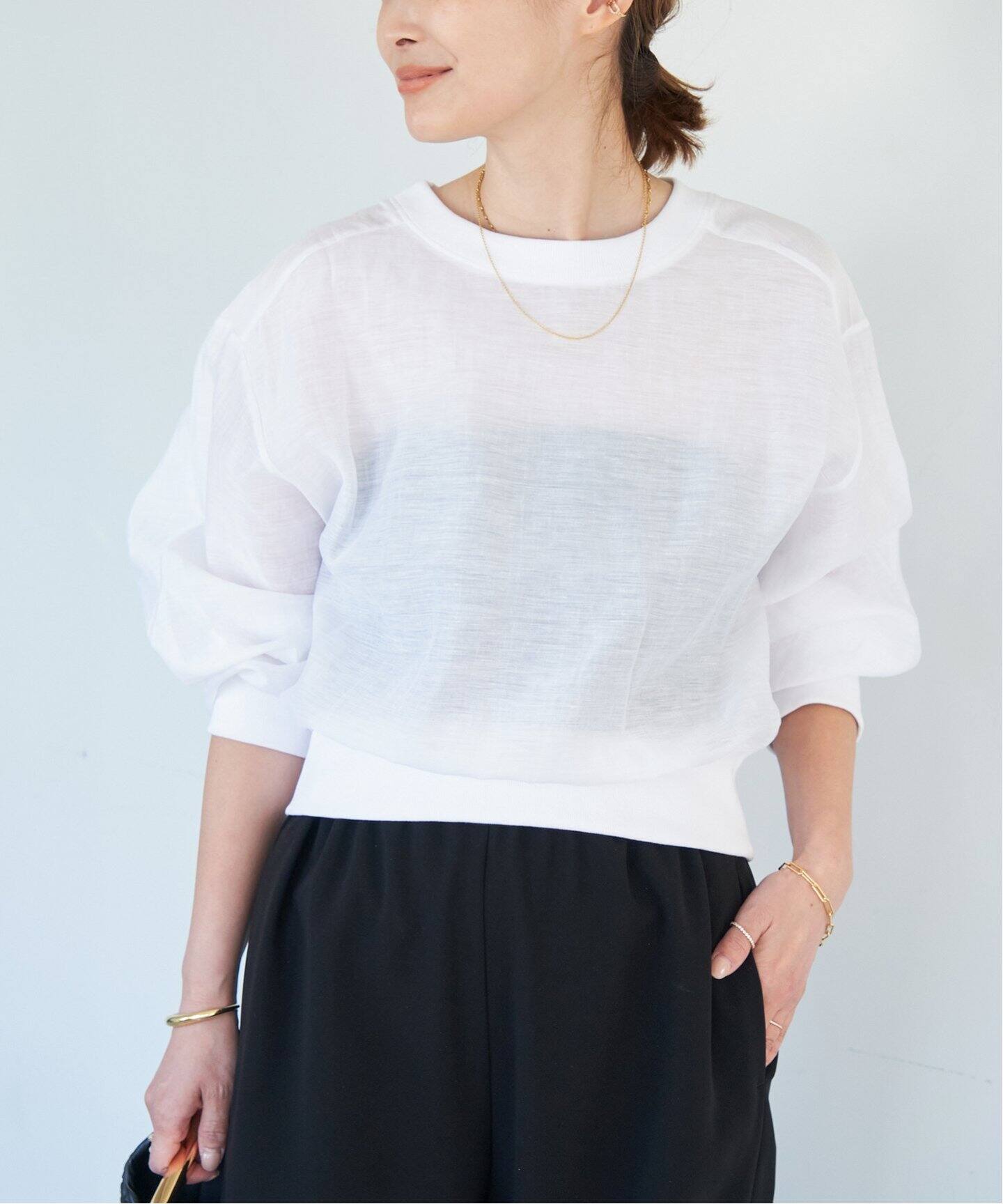 THE LOOM/ザ ルーム】 LINEN プルオーバー（Tシャツ／カットソー 