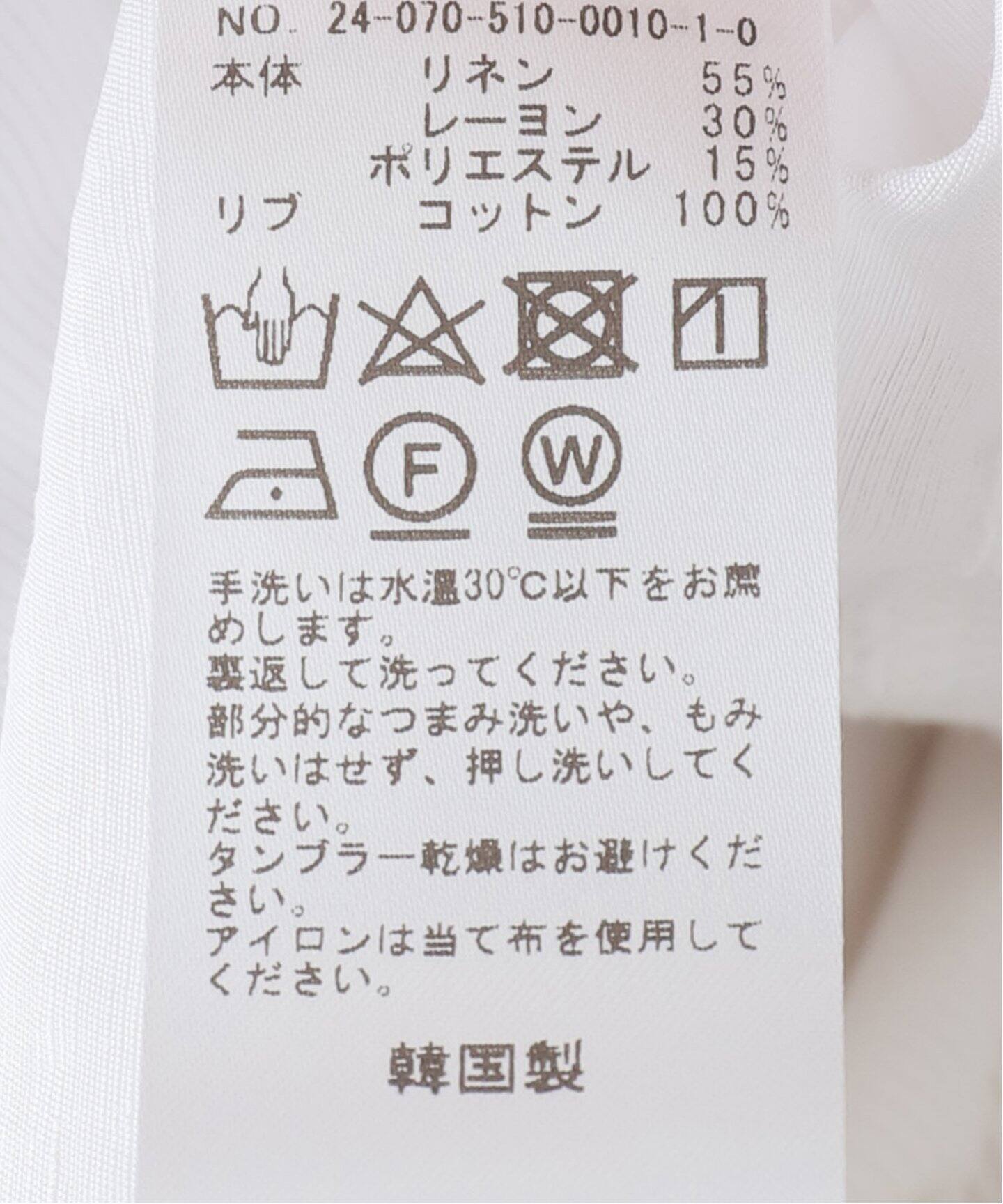 THE LOOM/ザ ルーム】 LINEN プルオーバー（Tシャツ／カットソー  