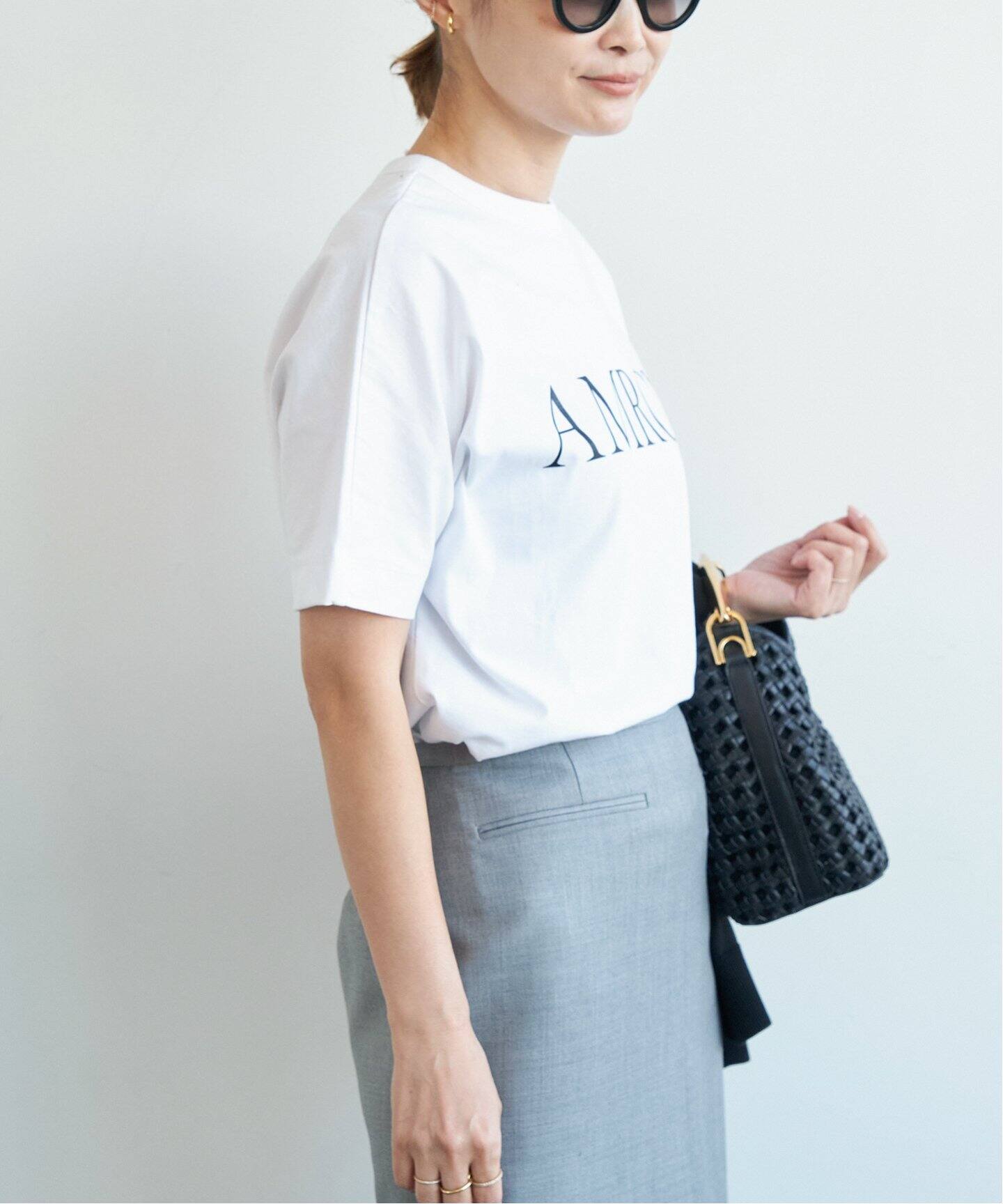 AMERICANA/アメリカーナ】AMRCN Tシャツ（Tシャツ／カットソー  