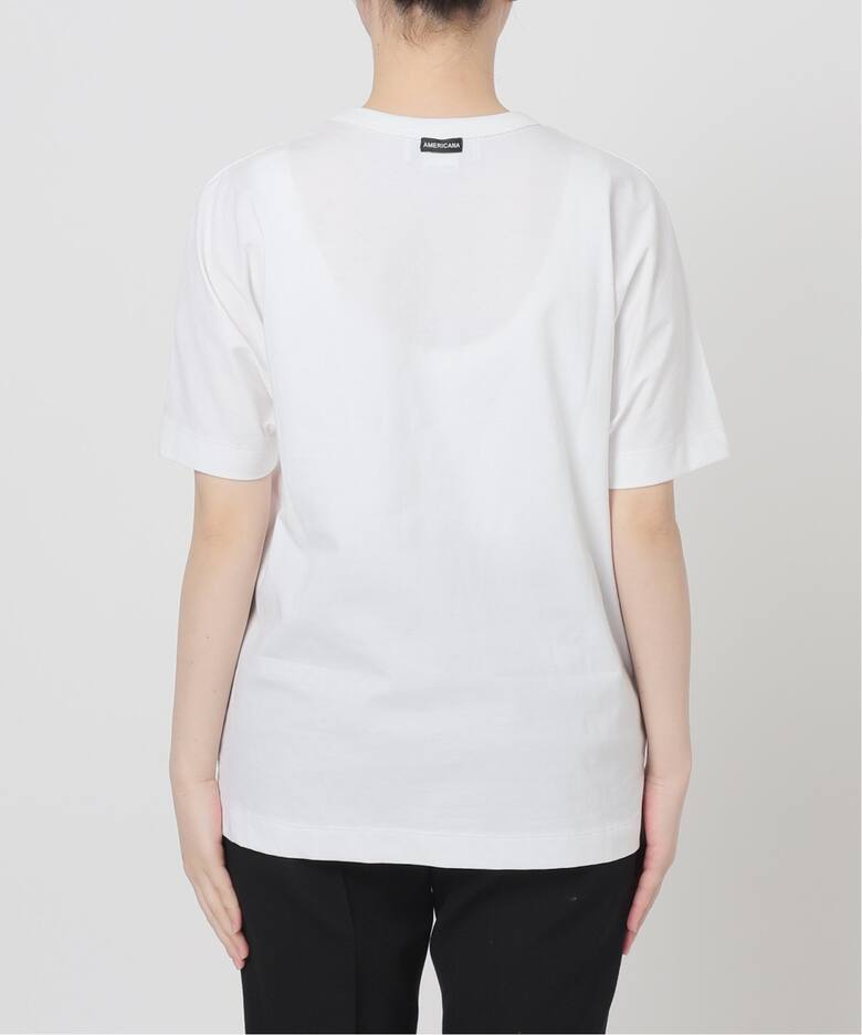 AMERICANA/アメリカーナ】AMRCN Tシャツ（Tシャツ／カットソー 