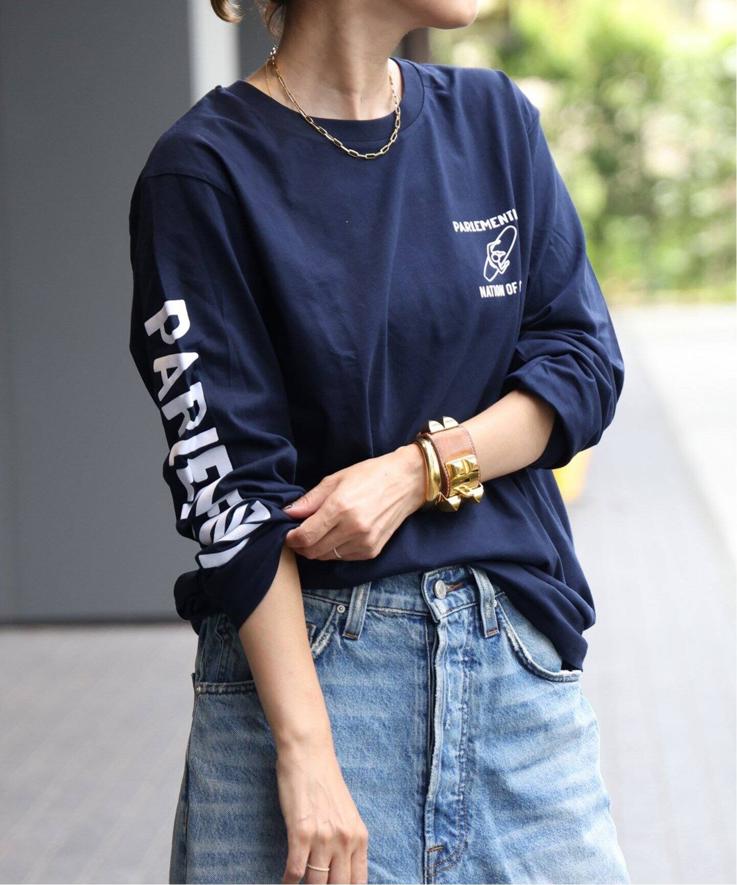 PARLEMENTIA/パルモンティア】 MANCHES LONGUES Tシャツ（Tシャツ  