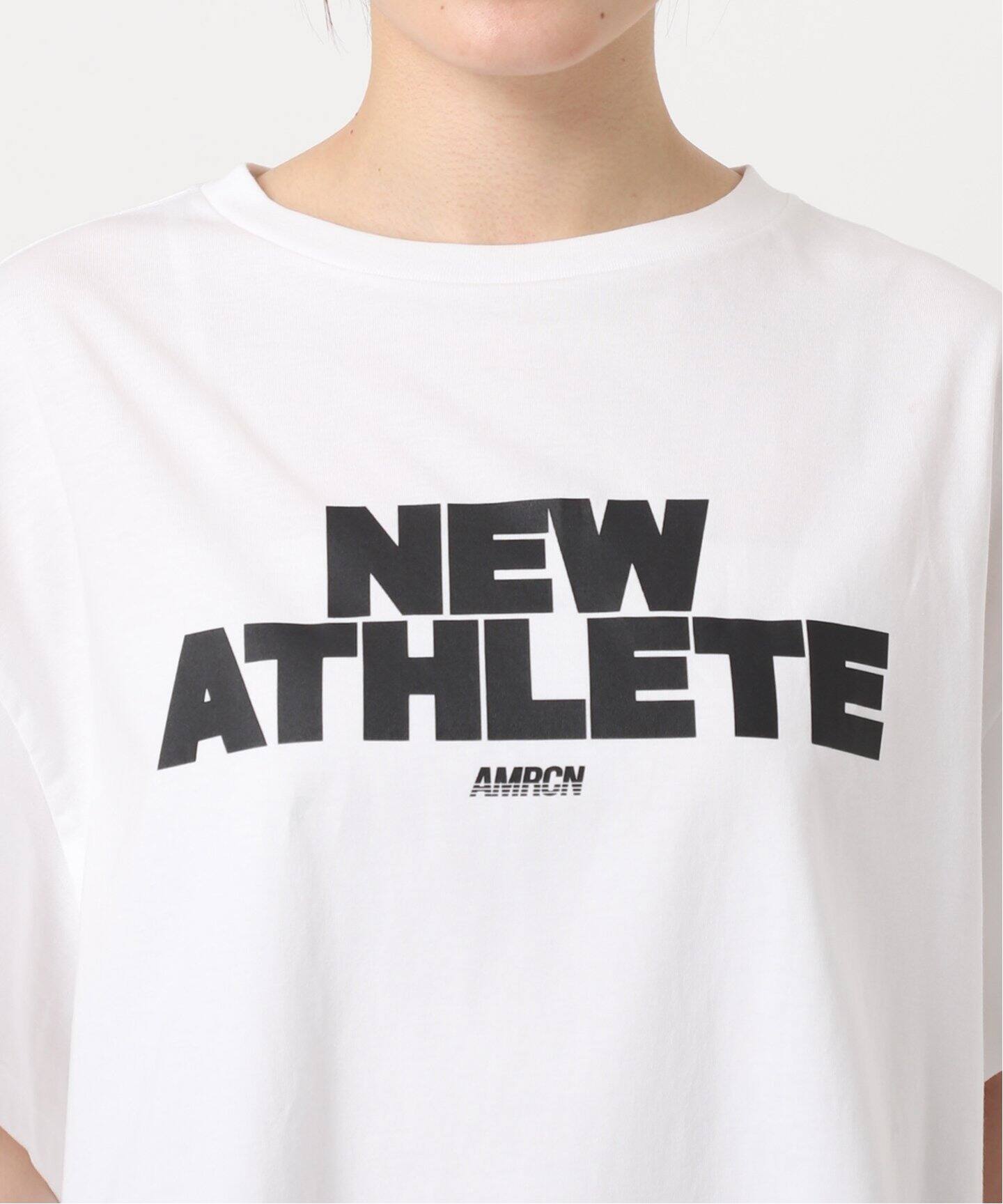 AMERICANA/アメリカーナ】SHORT ワイドTシャツ（Tシャツ／カットソー 