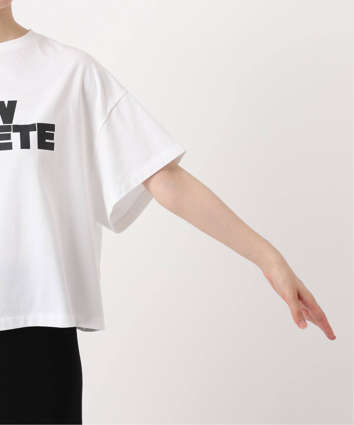 AMERICANA/アメリカーナ】SHORT ワイドTシャツ（Tシャツ／カットソー 