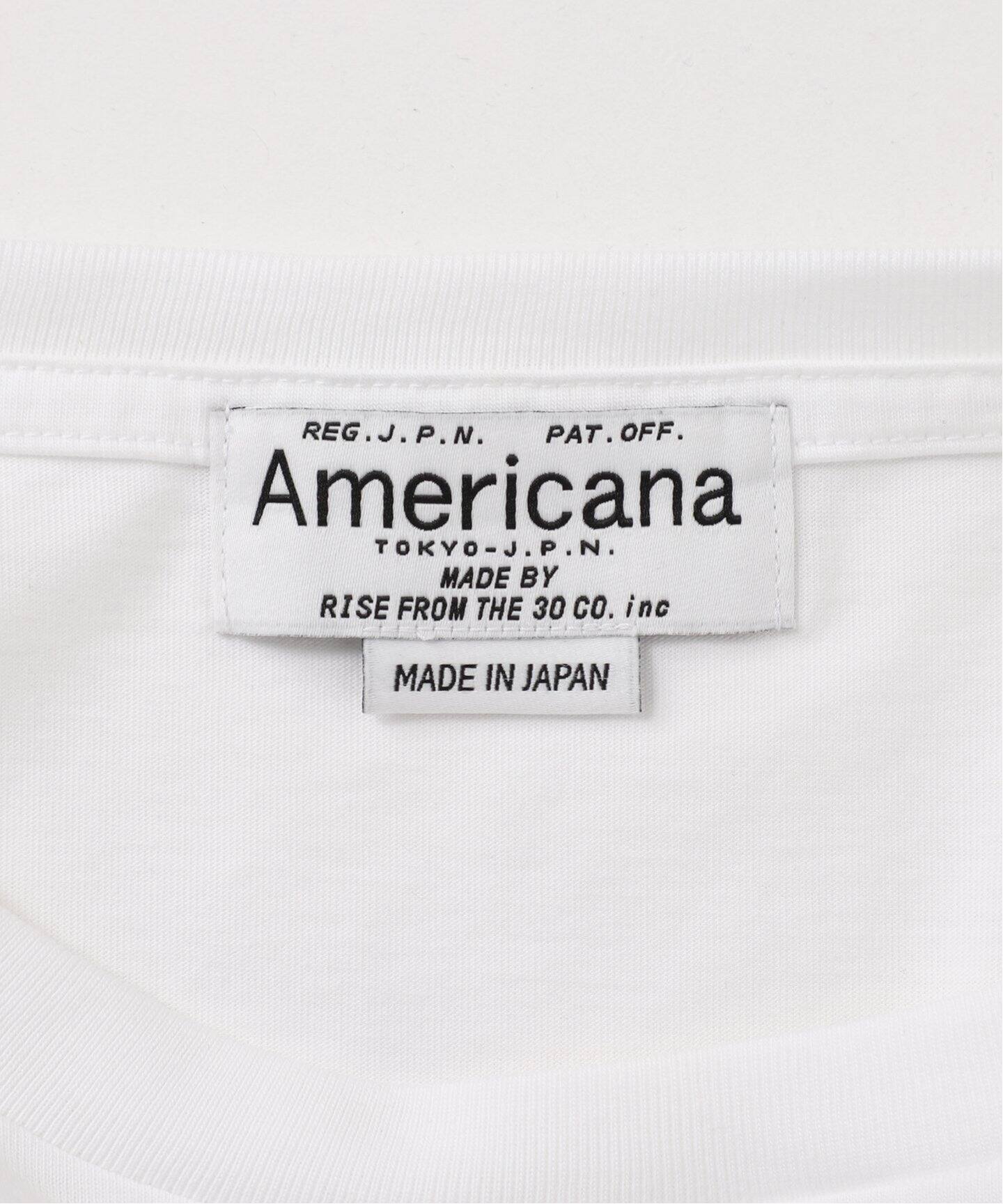 AMERICANA/アメリカーナ】SHORT ワイドTシャツ（Tシャツ／カットソー 