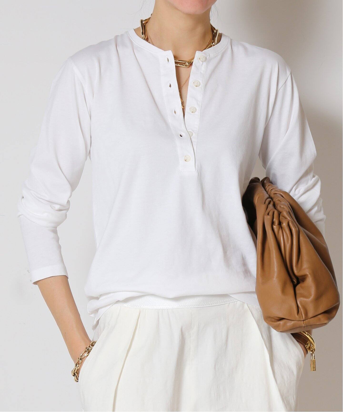 COTTON HENRY Tシャツ（Tシャツ／カットソー）｜MUSE de Deuxieme  