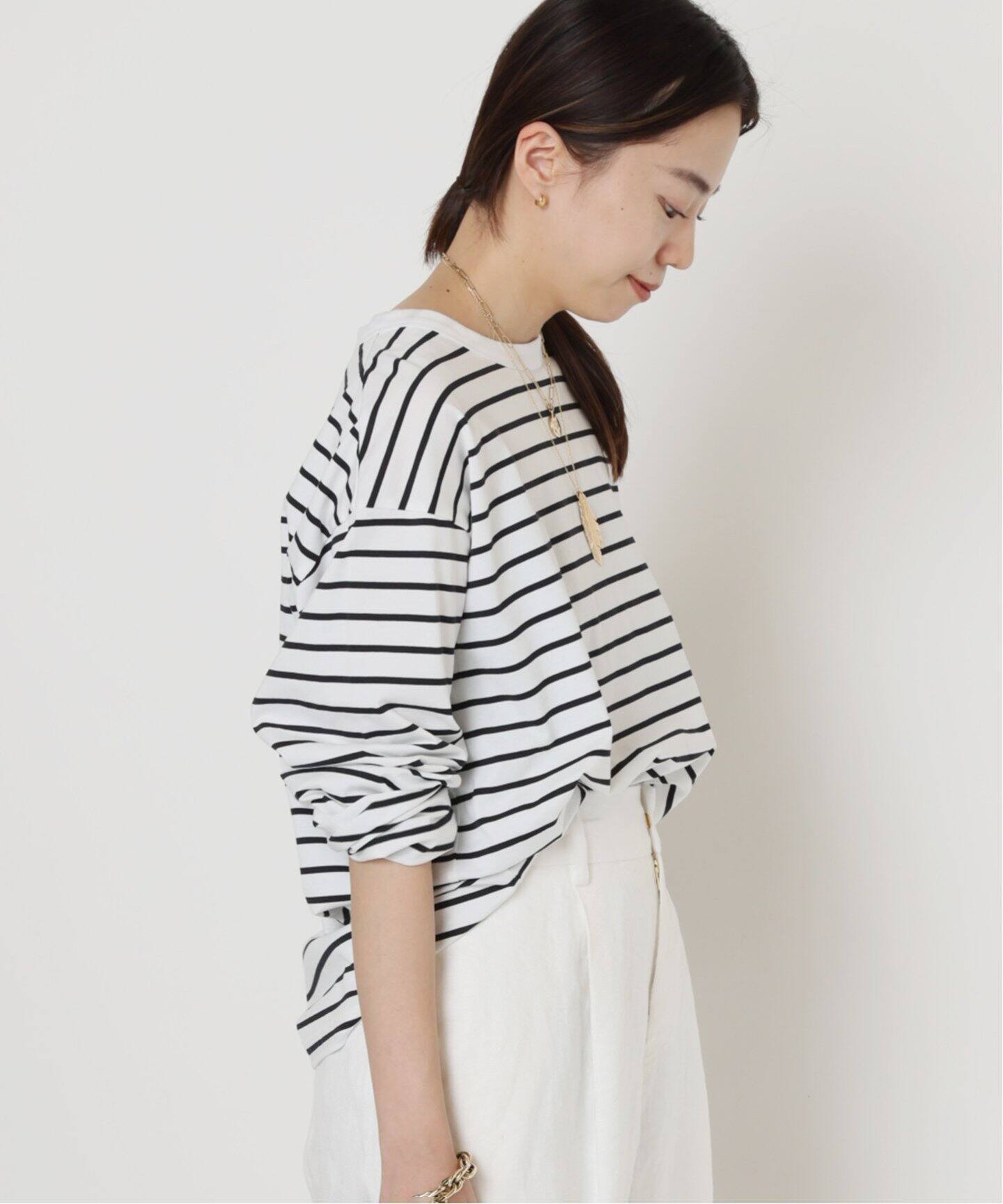 Border Tシャツ（Tシャツ／カットソー）｜MUSE de Deuxieme Classe  