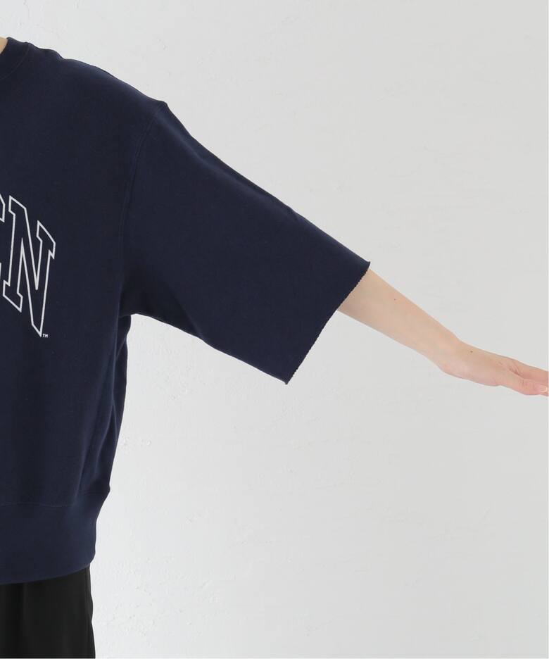 AMERICANA/アメリカーナ】 CUT OFF クルーネック スウェット  