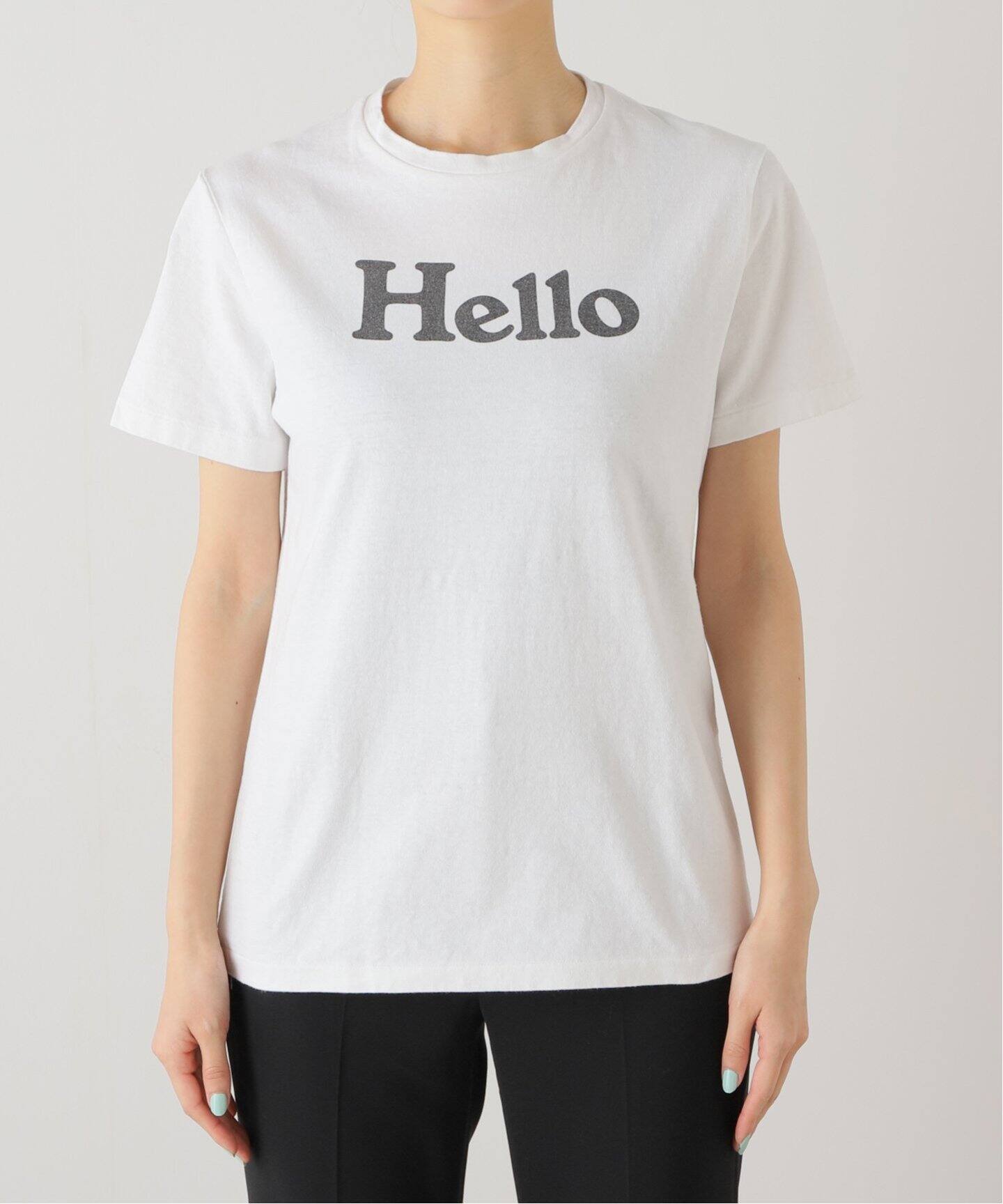 MADISONBLUE/マディソンブルー】HELLO Tシャツ（Tシャツ／カットソー  