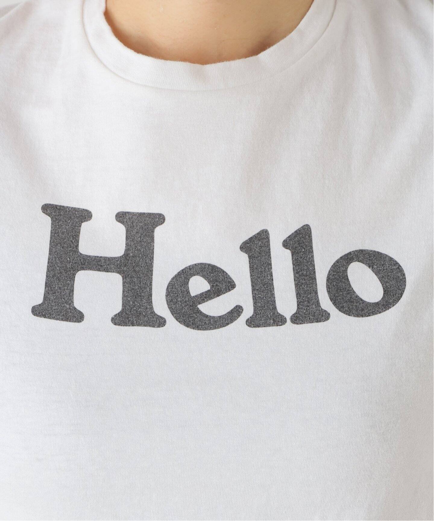 MADISONBLUE/マディソンブルー】HELLO Tシャツ（Tシャツ／カットソー 