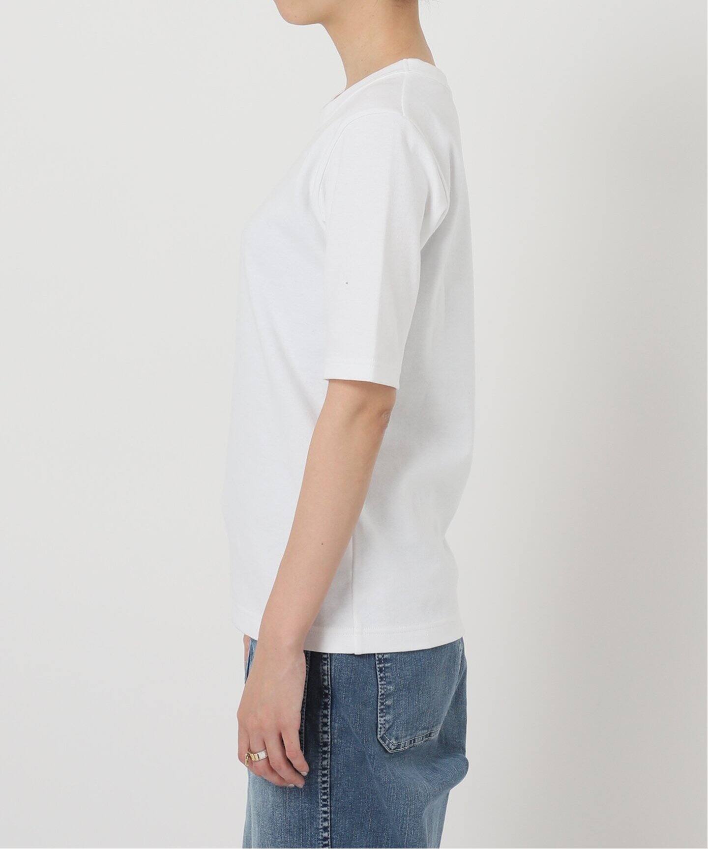 MADISONBLUE/マディソンブルー】ハーフスリーブ クルーTシャツ（T 