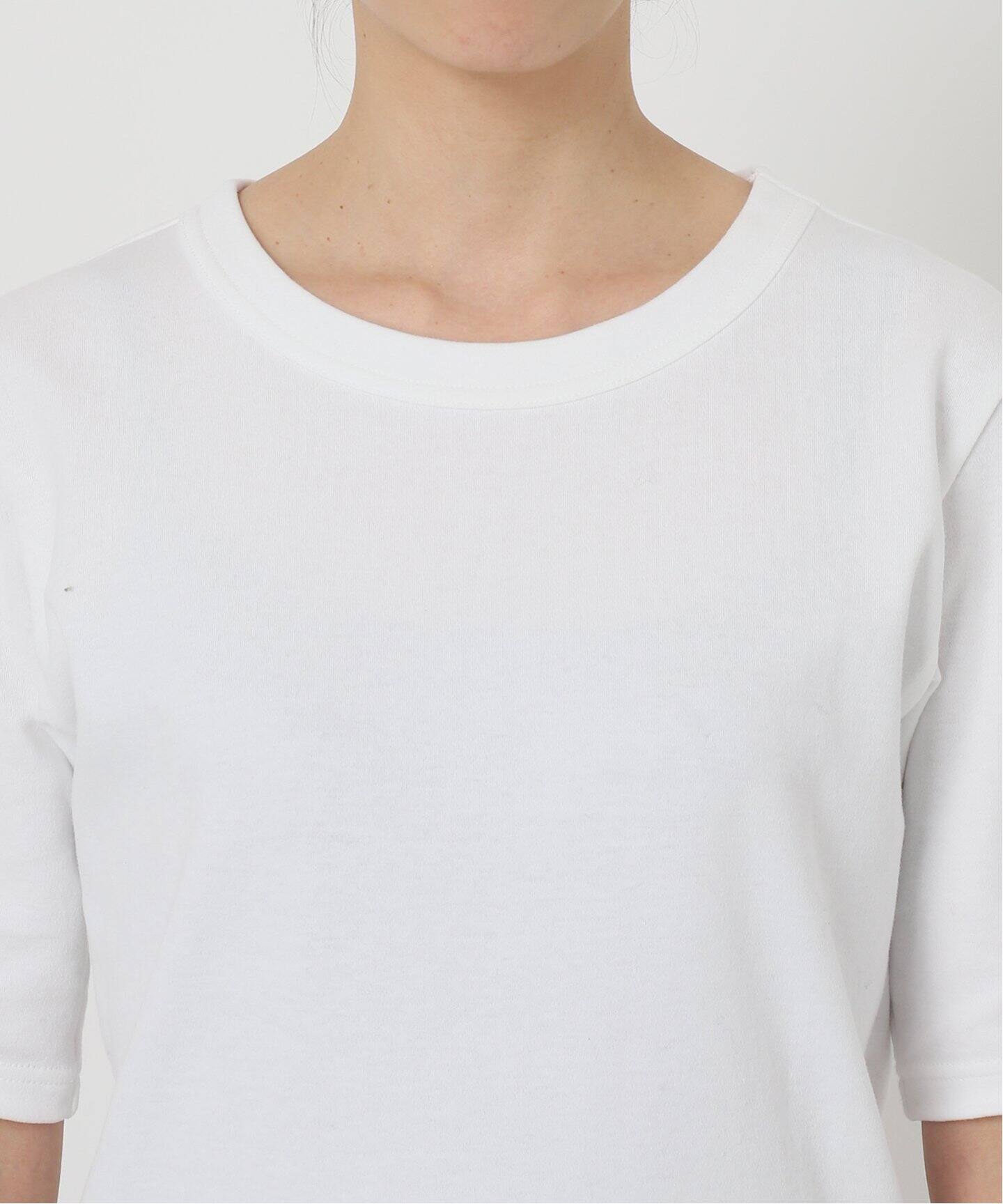 MADISONBLUE/マディソンブルー】ハーフスリーブ クルーTシャツ（T 