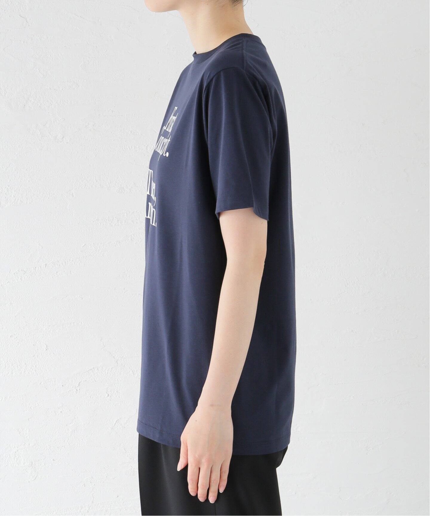 AMERICANA/アメリカーナ】 MESSAGE Tシャツ(NAVY)（Tシャツ  