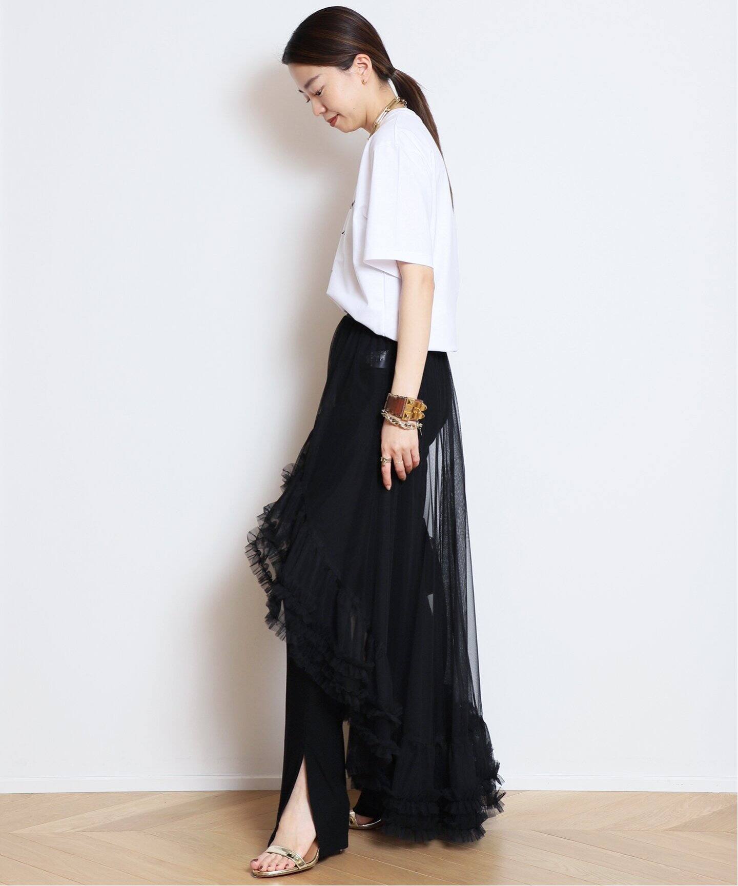 VICTORIA BECKHAM/ヴィクトリアベッカム】MESSAGE Tシャツ（WHITE）（T  