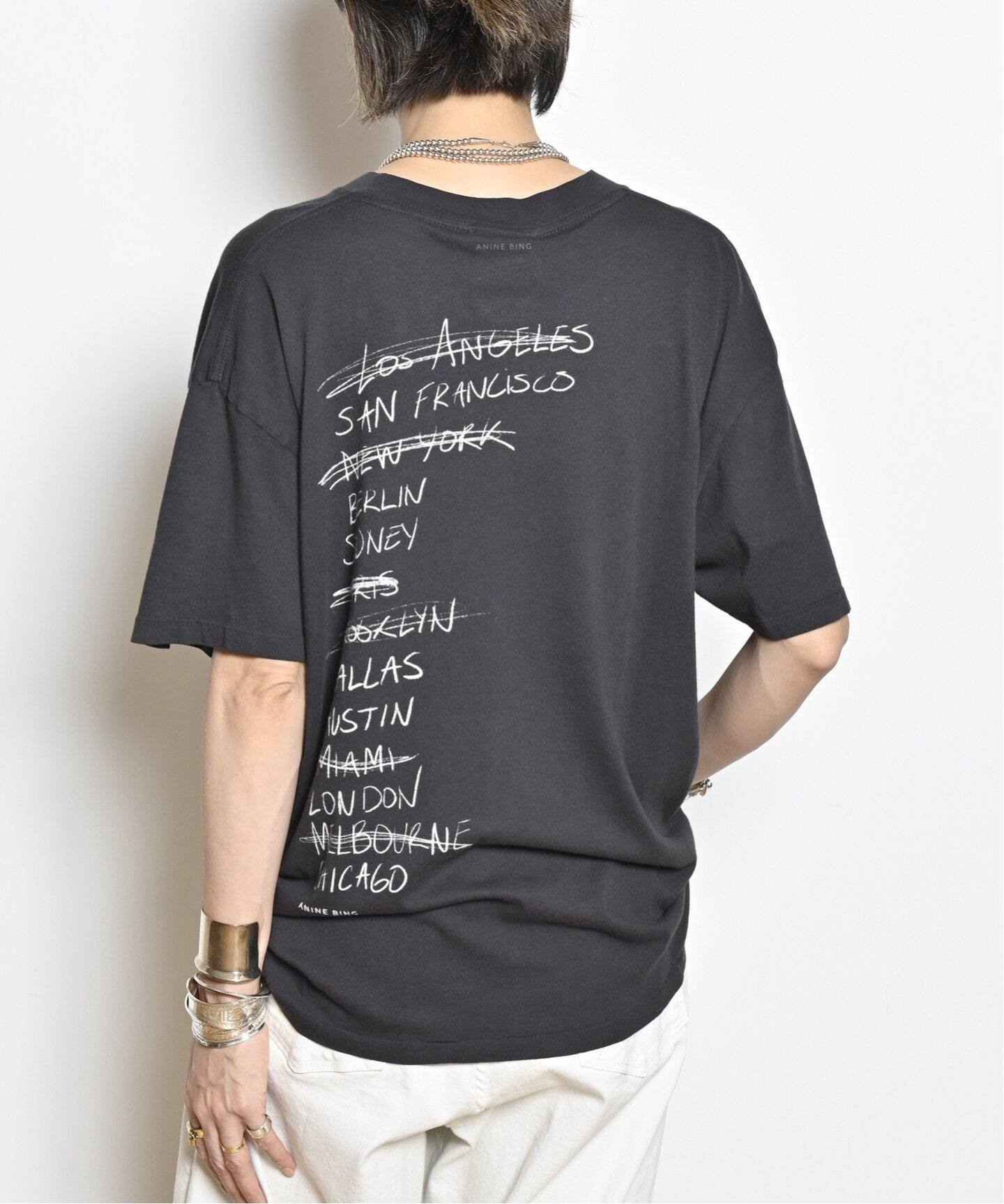 ANINE BING/アニービン】WALKER TEE DOODLE Tシャツ（Tシャツ 
