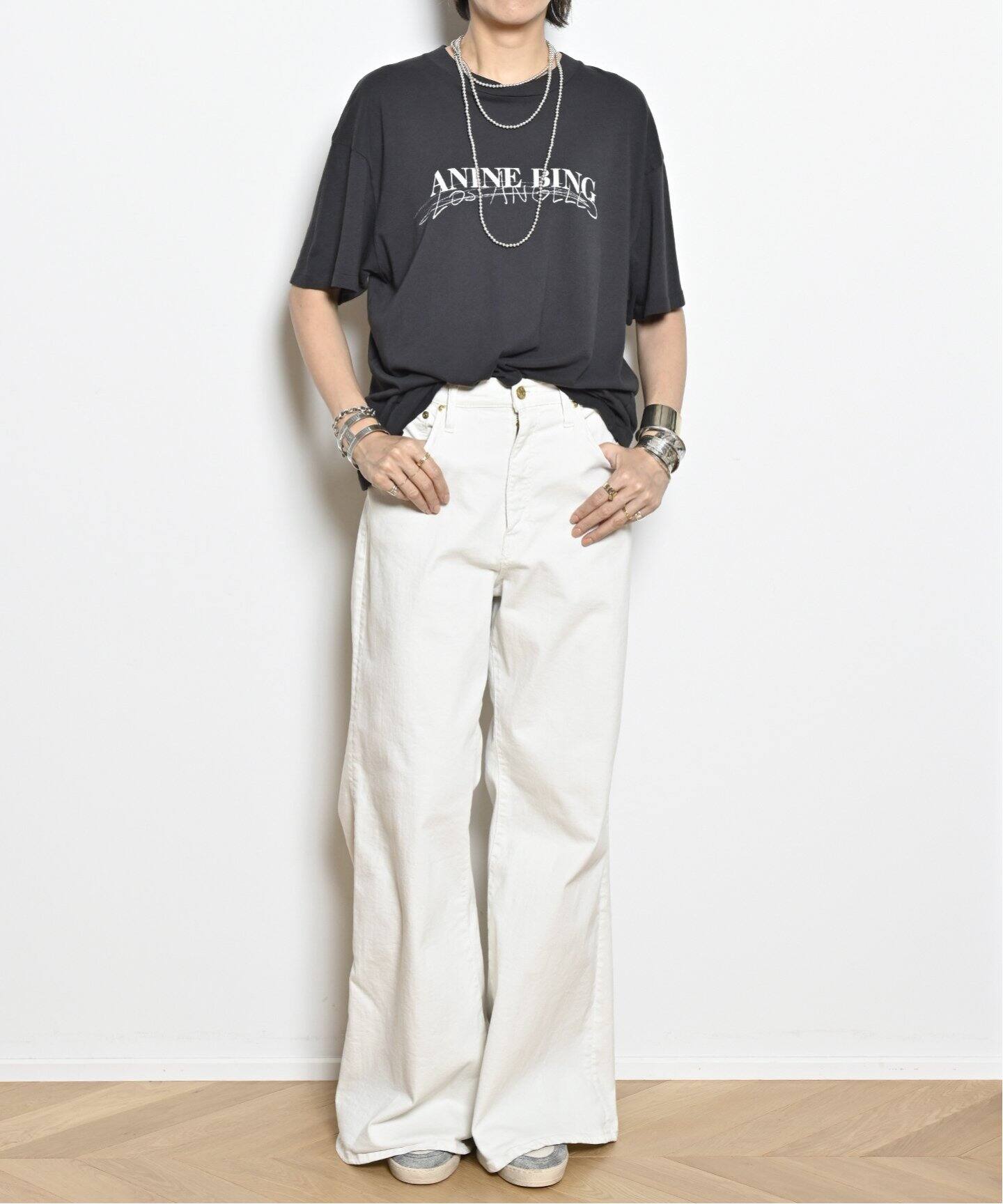 ANINE BING/アニービン】WALKER TEE DOODLE Tシャツ（Tシャツ 