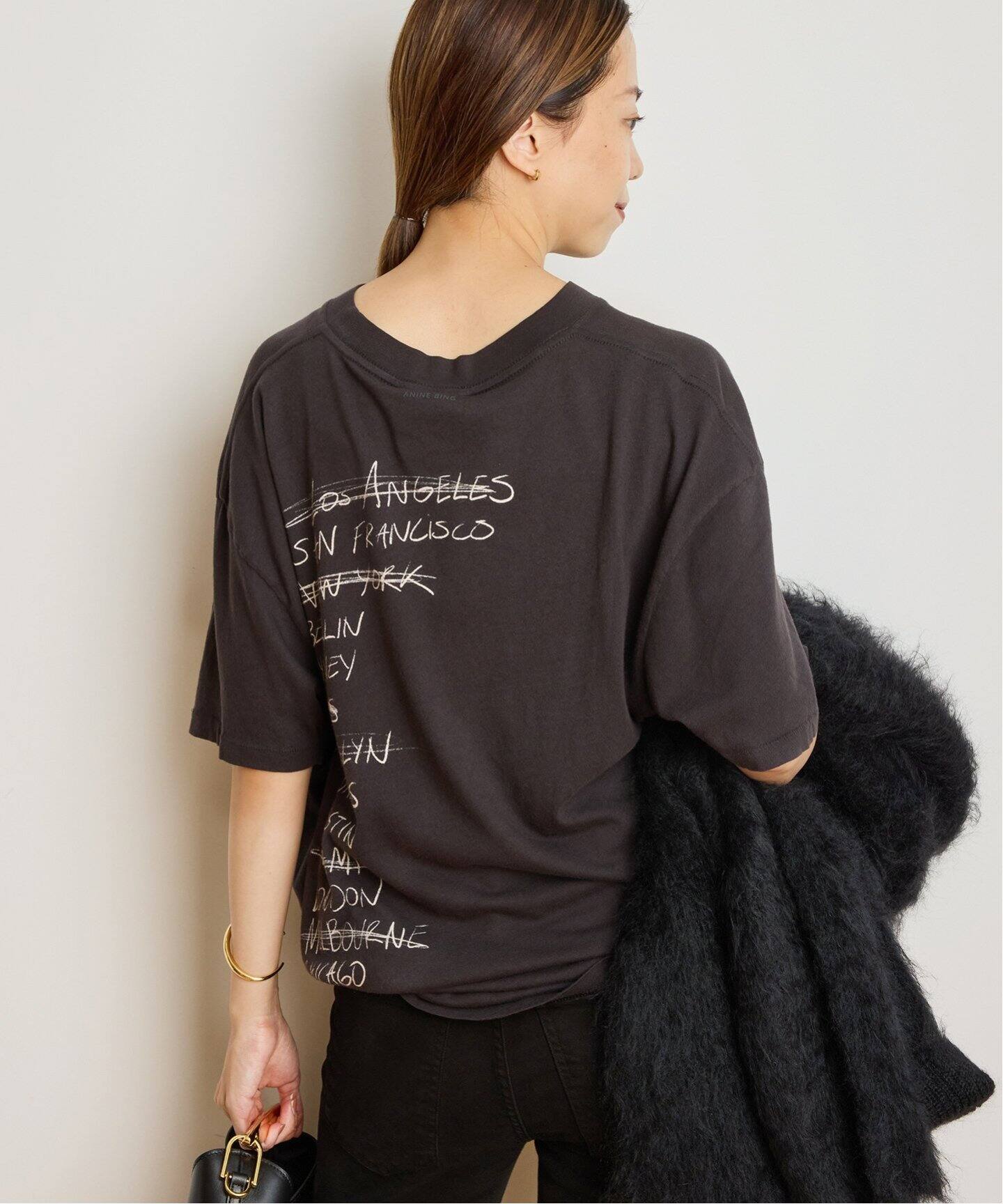 ANINE BING/アニービン】WALKER TEE DOODLE Tシャツ（Tシャツ 
