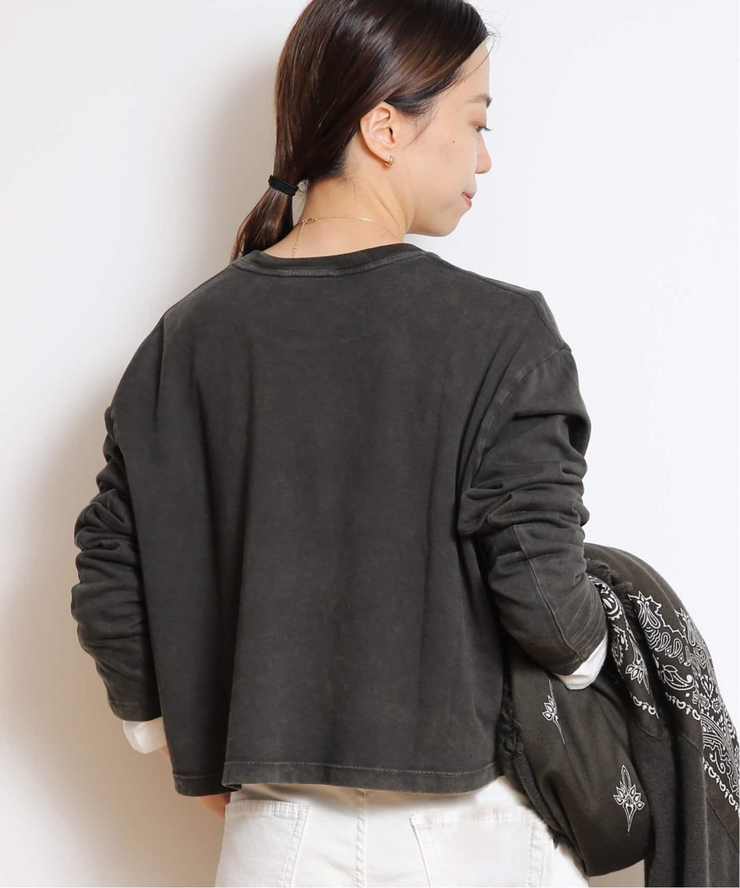 A GOLD E/エーゴールドイー】MASON CROPPED Tシャツ（Tシャツ