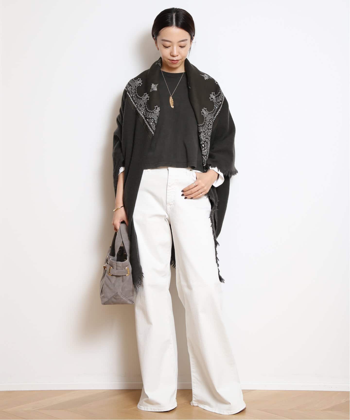 A GOLD E/エーゴールドイー】MASON CROPPED Tシャツ（Tシャツ