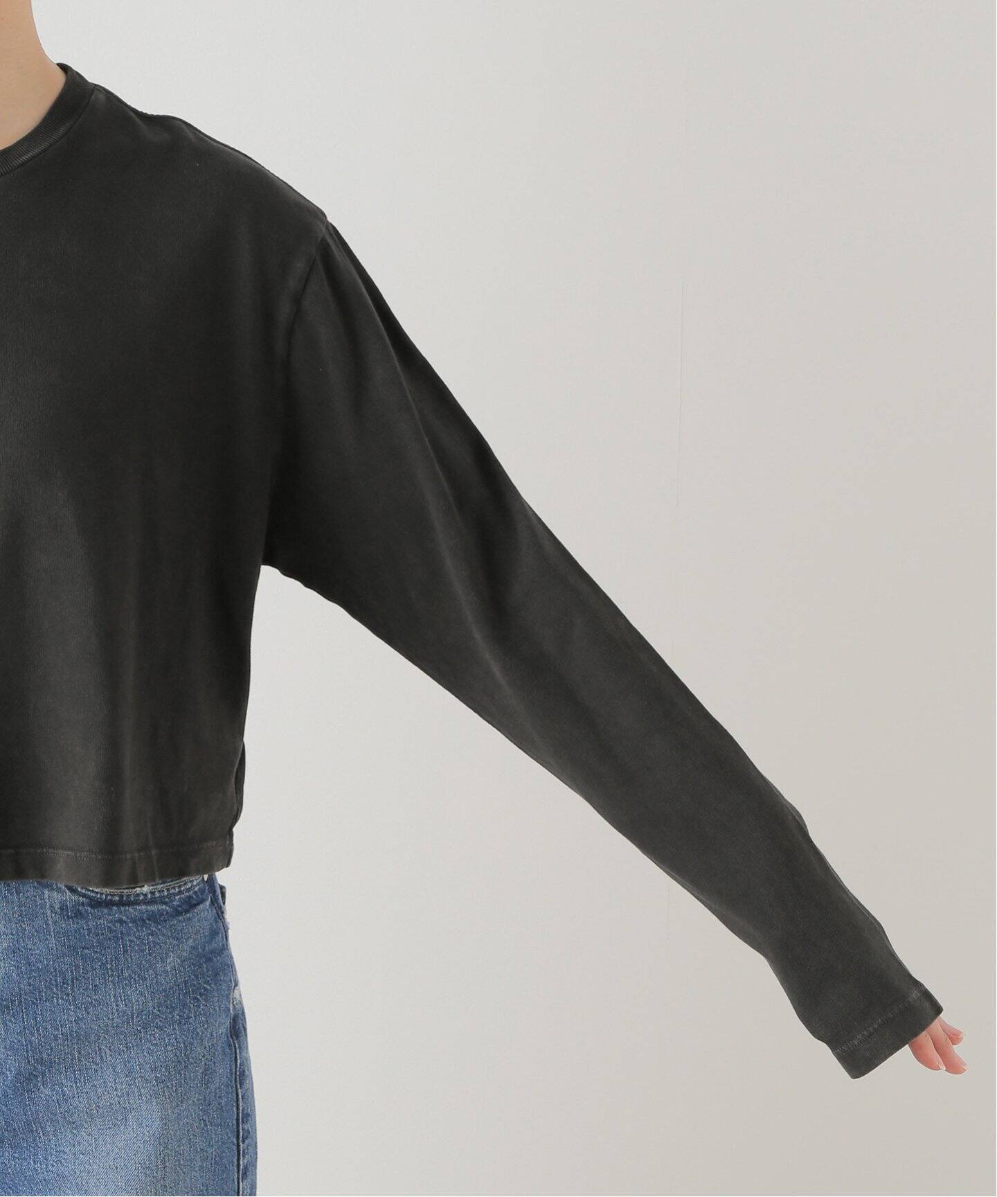 A GOLD E/エーゴールドイー】MASON CROPPED Tシャツ（Tシャツ