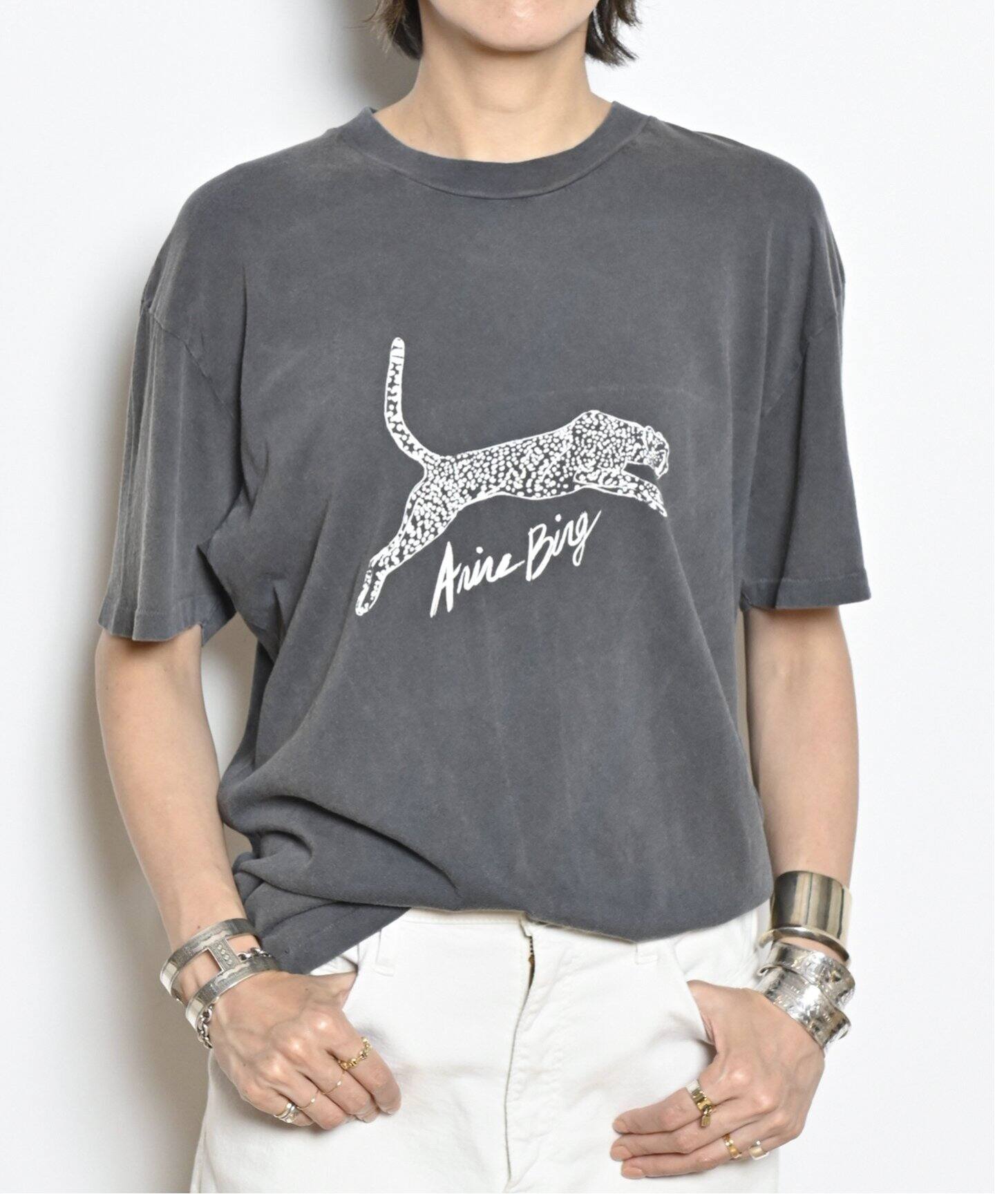 ANINE BING/アニービン】WALKER TEE SPOTTED LEOPARD Tシャツ（Tシャツ 
