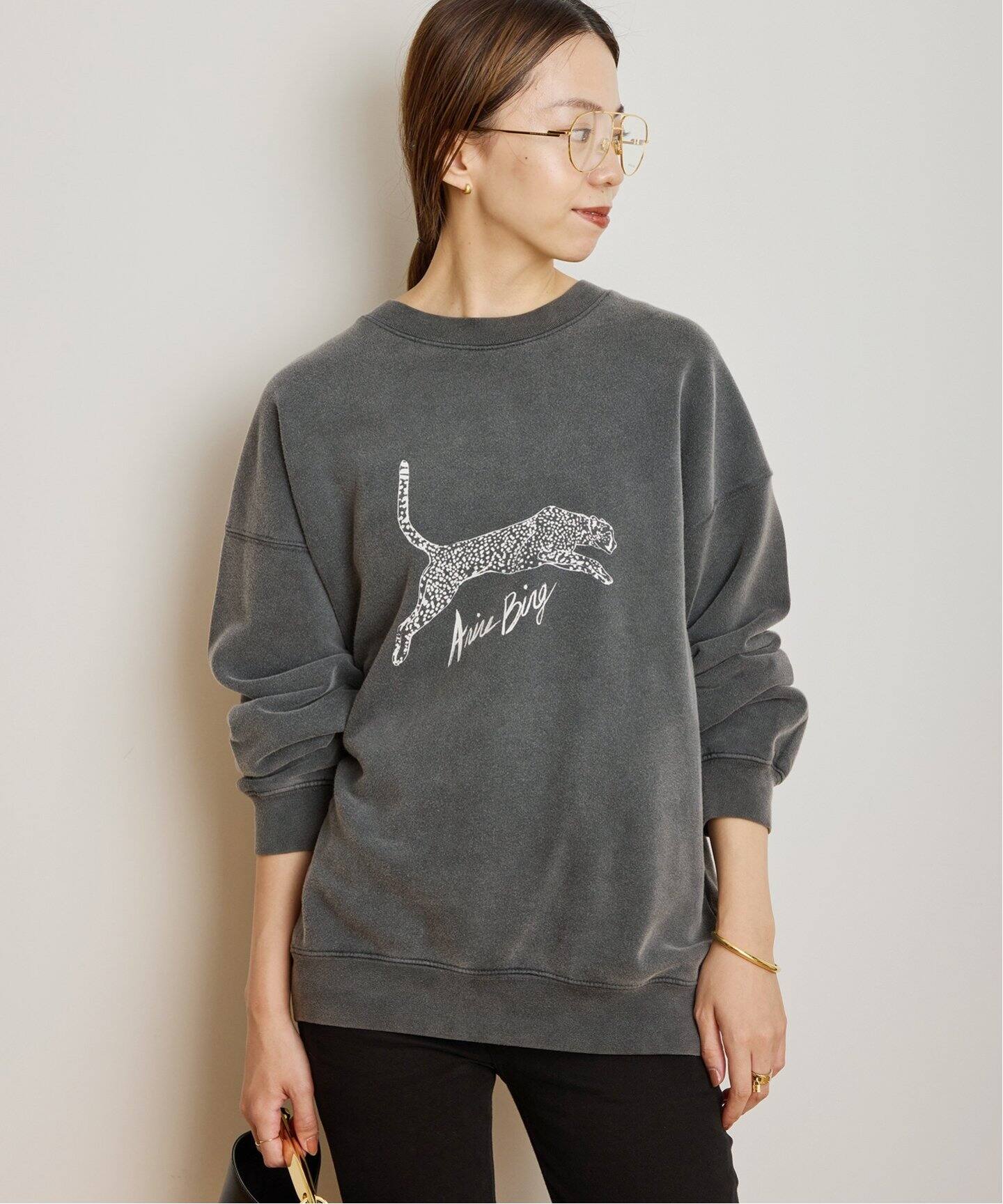 ANINE BING/アニービン】SPENCER SWEATSHIRT SPOTTED スウェット  