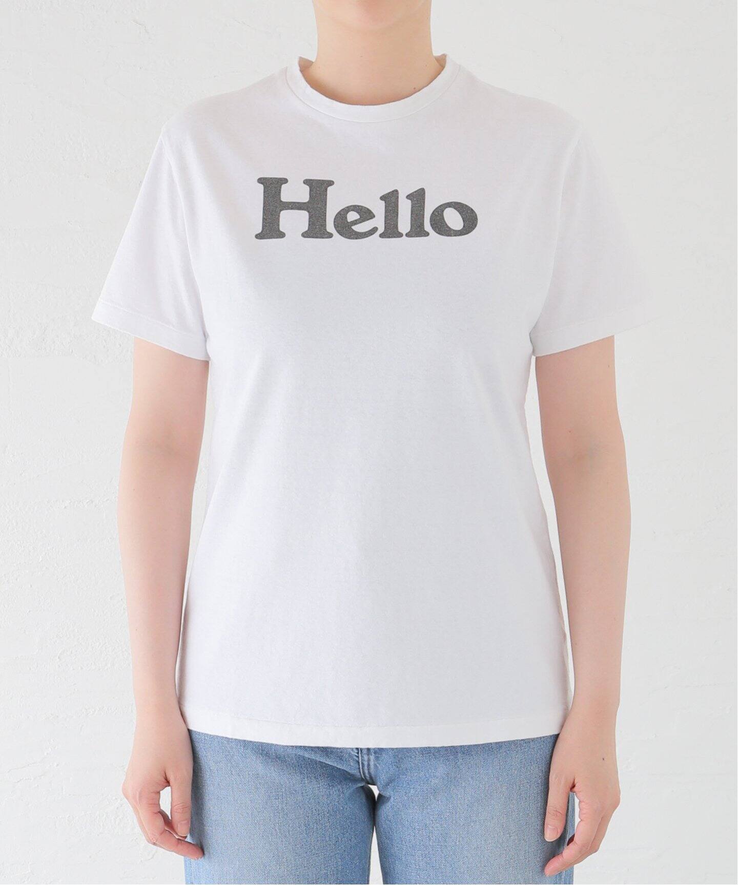MADISONBLUE/マディソンブルー】 HELLO Tシャツ（Tシャツ／カットソー  