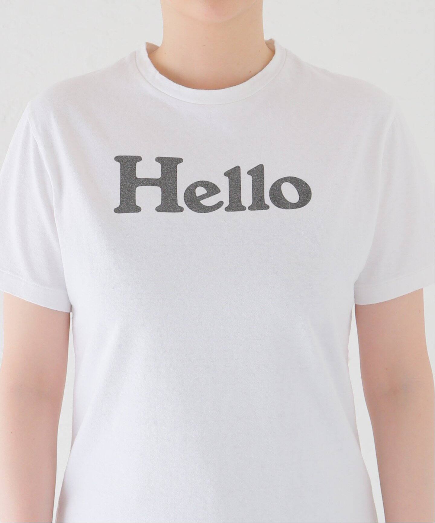 MADISONBLUE/マディソンブルー】 HELLO Tシャツ（Tシャツ／カットソー 