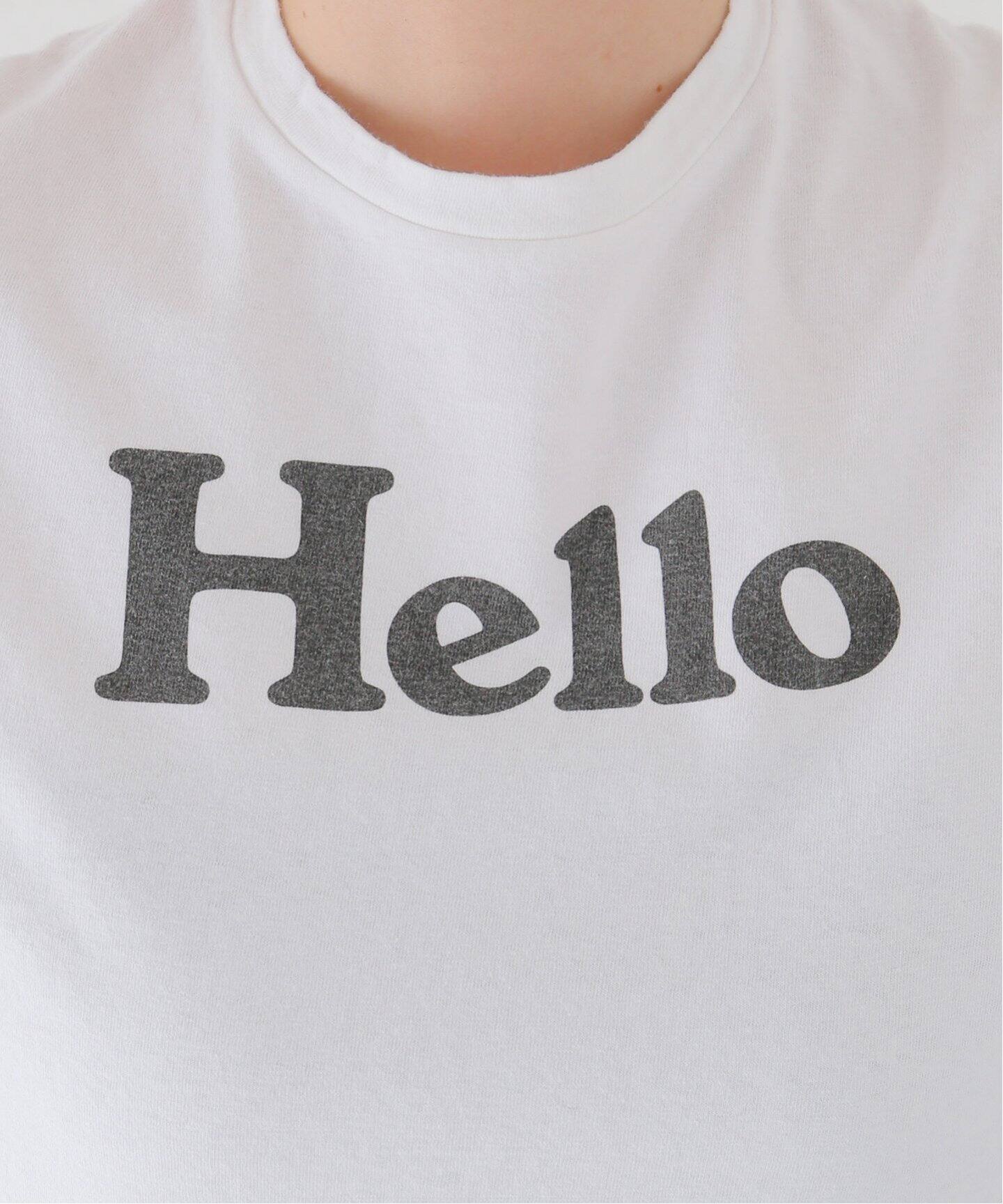 MADISONBLUE/マディソンブルー】 HELLO Tシャツ（Tシャツ／カットソー 