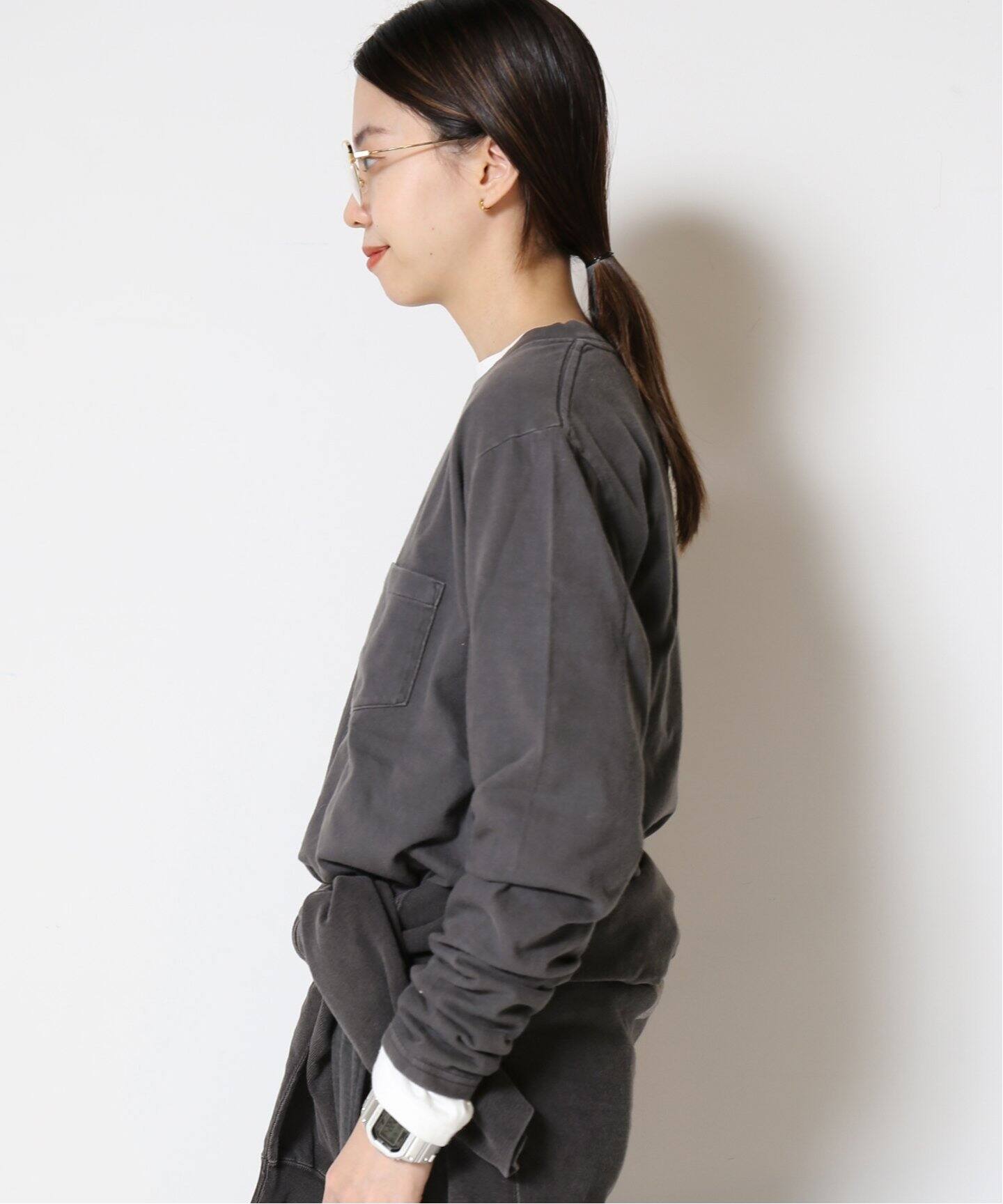 REMI RELIEF/レミレリーフ】ポケツキロンT（Tシャツ／カットソー  