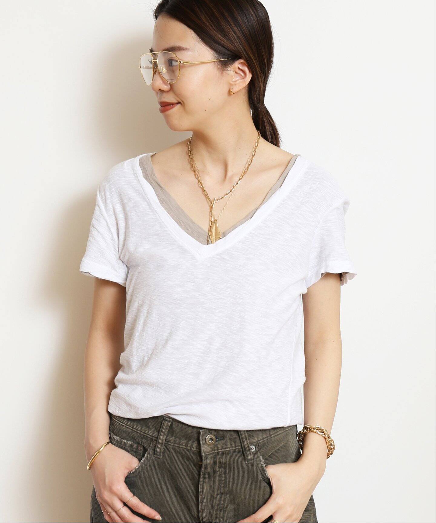JAMES PERSE/ジェームス パース】CASUAL Tシャツ（WHITE）（Tシャツ 