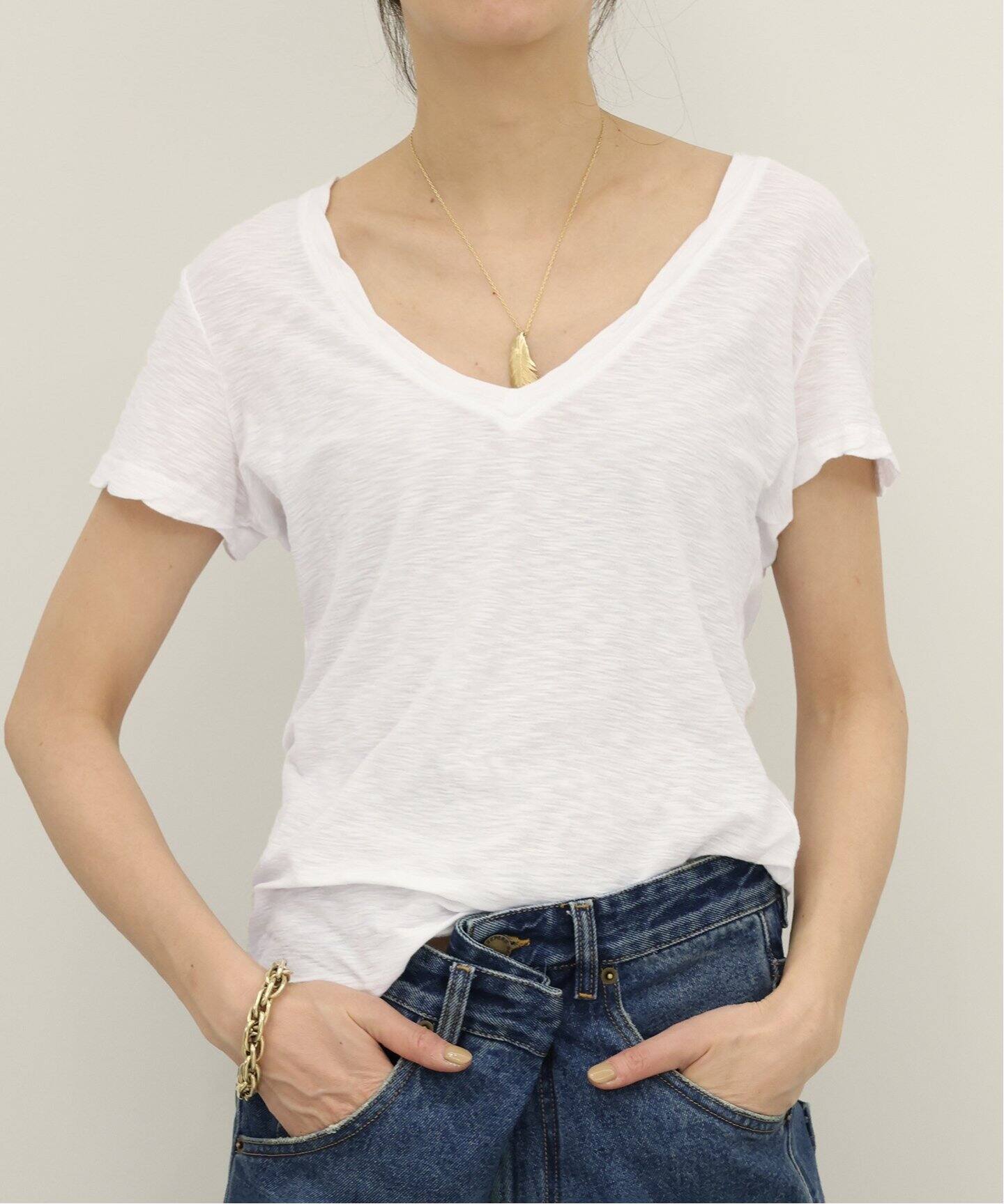JAMES PERSE/ジェームス パース】CASUAL Tシャツ（WHITE）（Tシャツ 