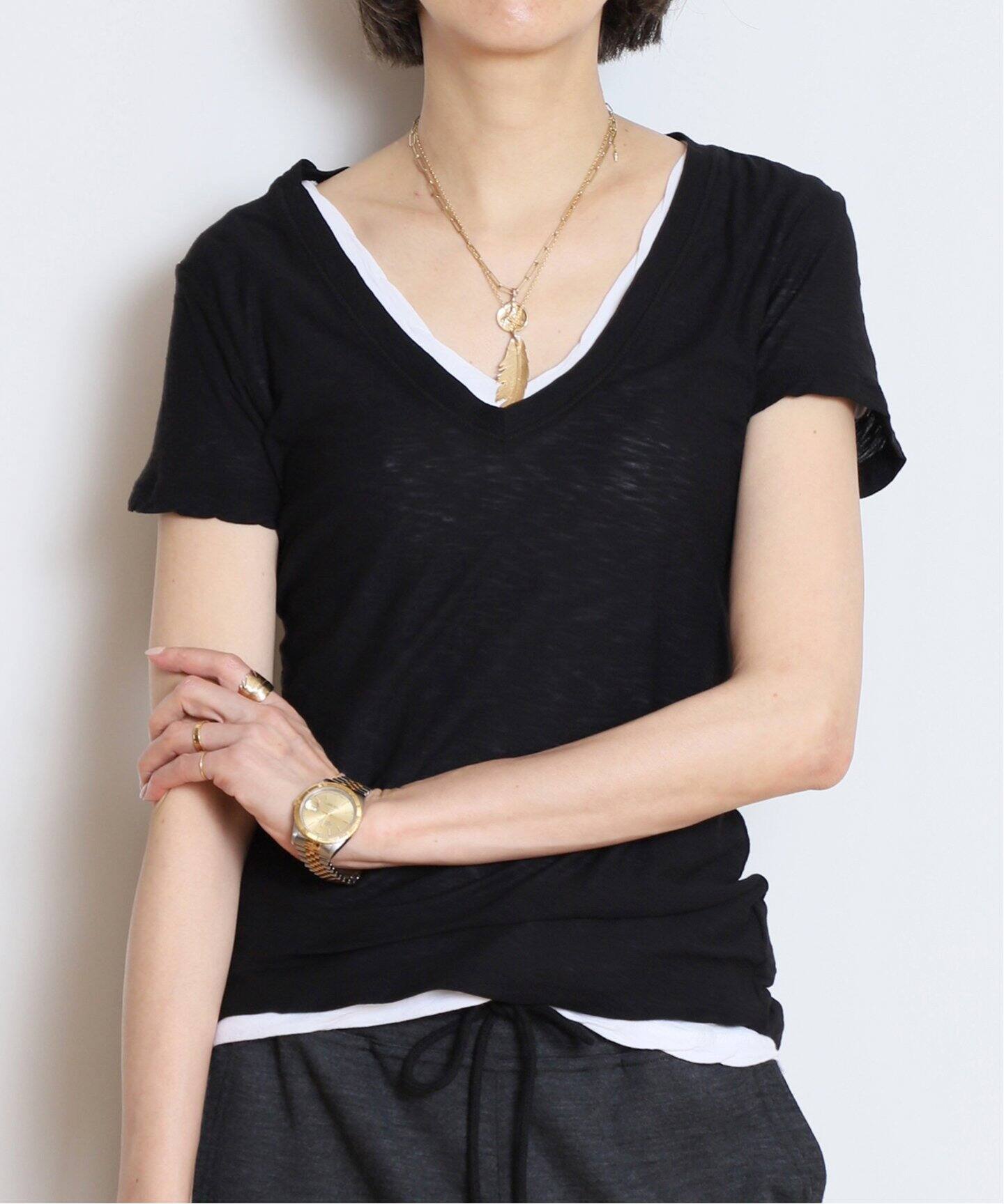 JAMES PERSE/ジェームス パース】CASUAL Tシャツ（BLACK）（Tシャツ  