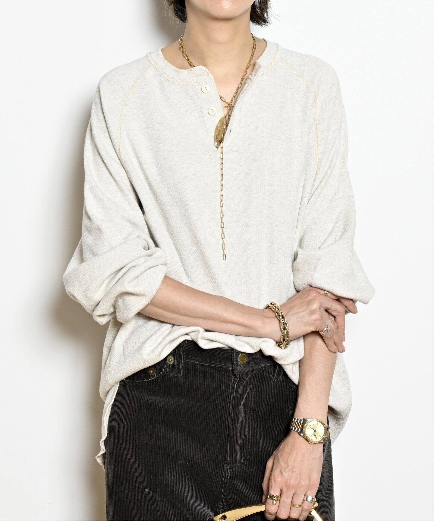 REMI RELIEF/レミレリーフ】 HENLY L/S Tシャツ（Tシャツ／カットソー 