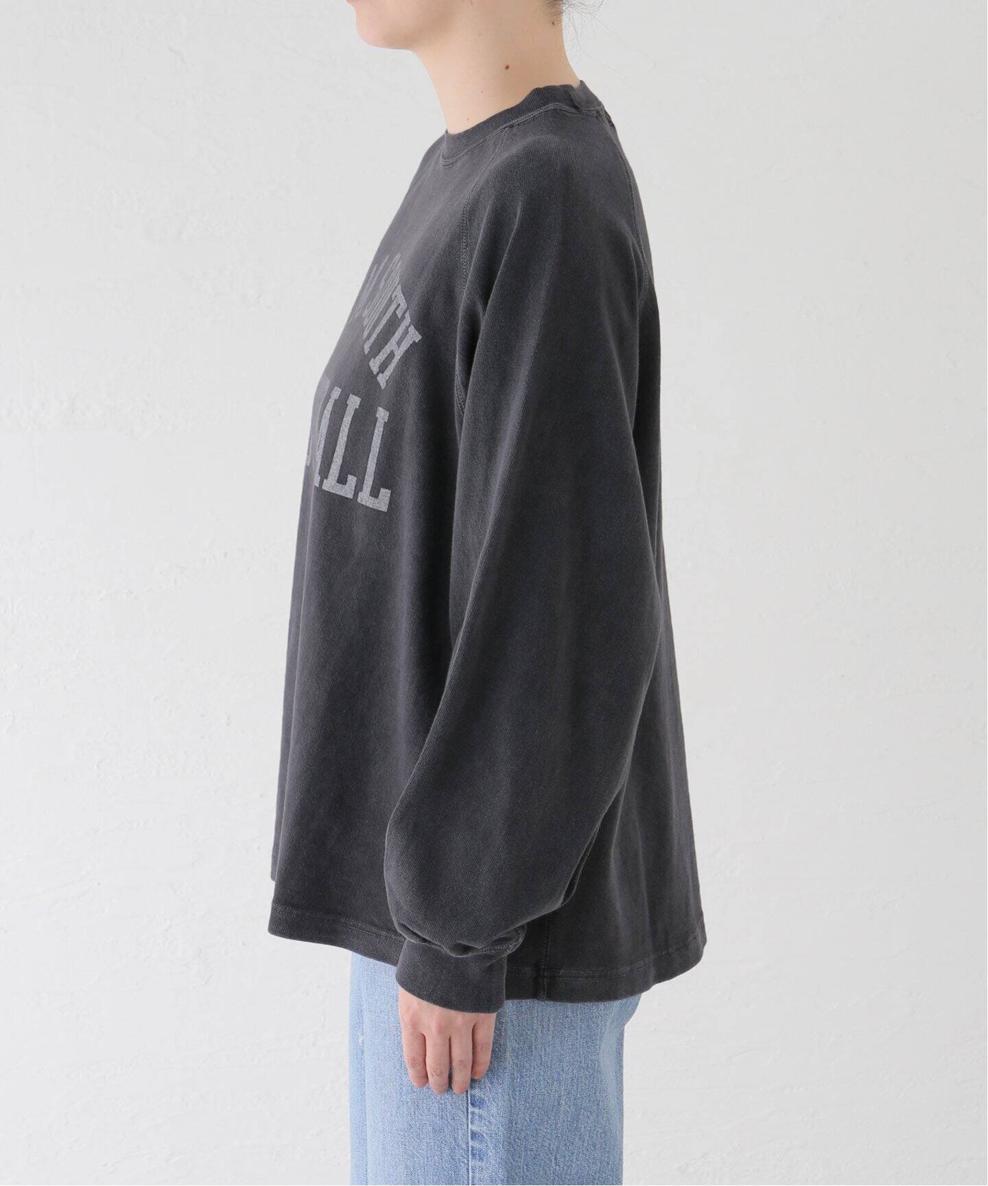 REMI RELIEF/レミレリーフ】 FOOTBALL RAGLAN L/S Tシャツ(black)（T  