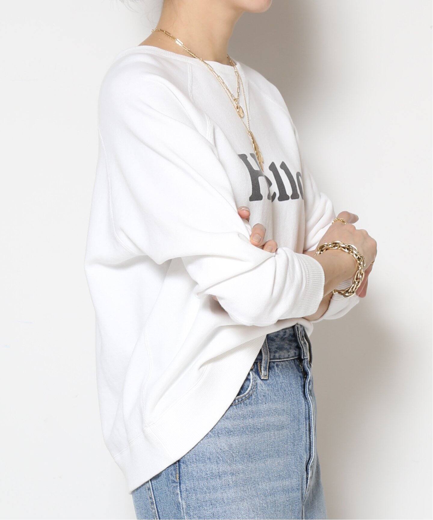 MADISONBLUE/マディソンブルー】HELLO スウェット（スウェット  