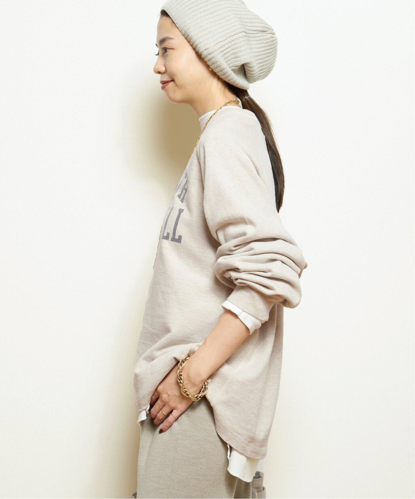 REMI RELIEF/レミレリーフ】 FOOTBALL RAGLAN L/S Tシャツ(oatmeal 