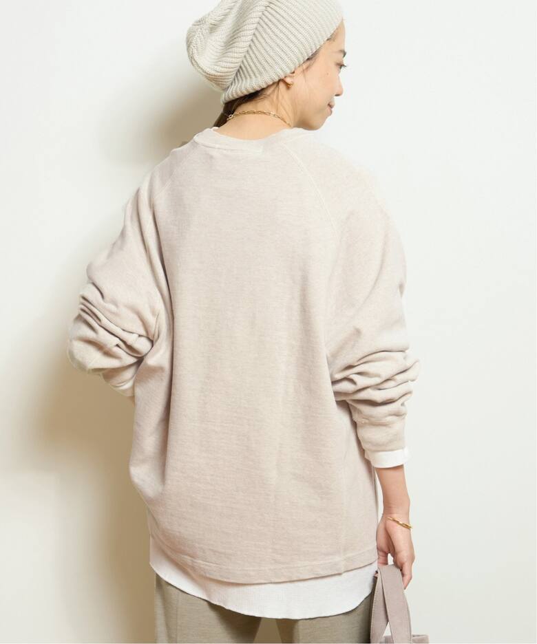 REMI RELIEF/レミレリーフ】 FOOTBALL RAGLAN L/S Tシャツ(oatmeal 