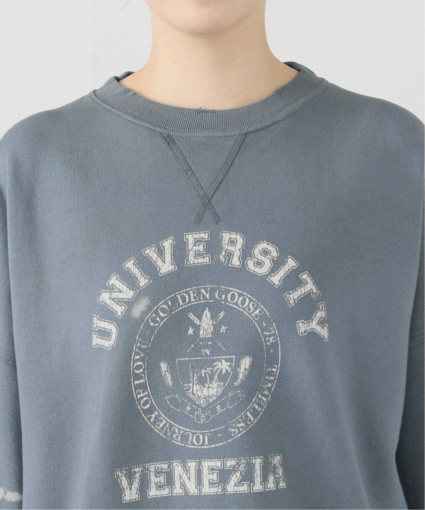 GOLDEN GOOSE / ゴールデングース】UNISEX CREW NECK COLLEGE  