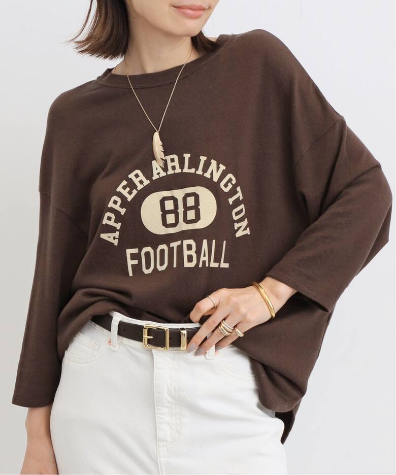 AMERICANA/アメリカーナ】 Football T-shirt（Tシャツ／カットソー 