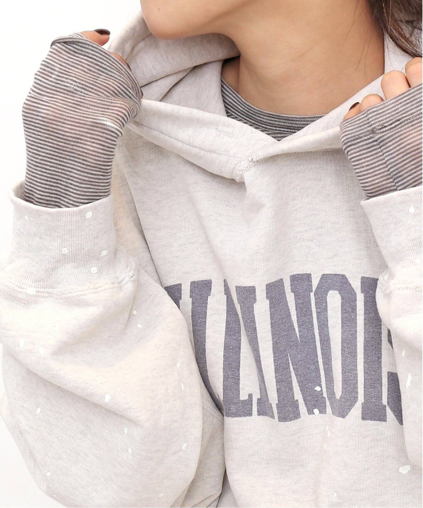 Cashmere Silk Sheer Border T Shirt（Tシャツ／カットソー）｜L 