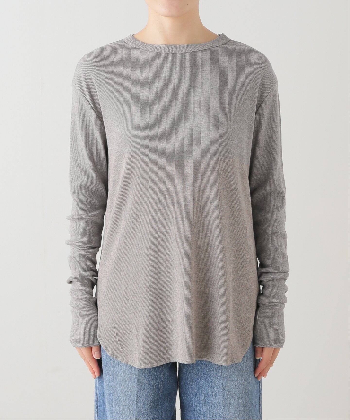 RIB LONGSLEEVE T-SHIRT（Tシャツ／カットソー）｜L'Appartement