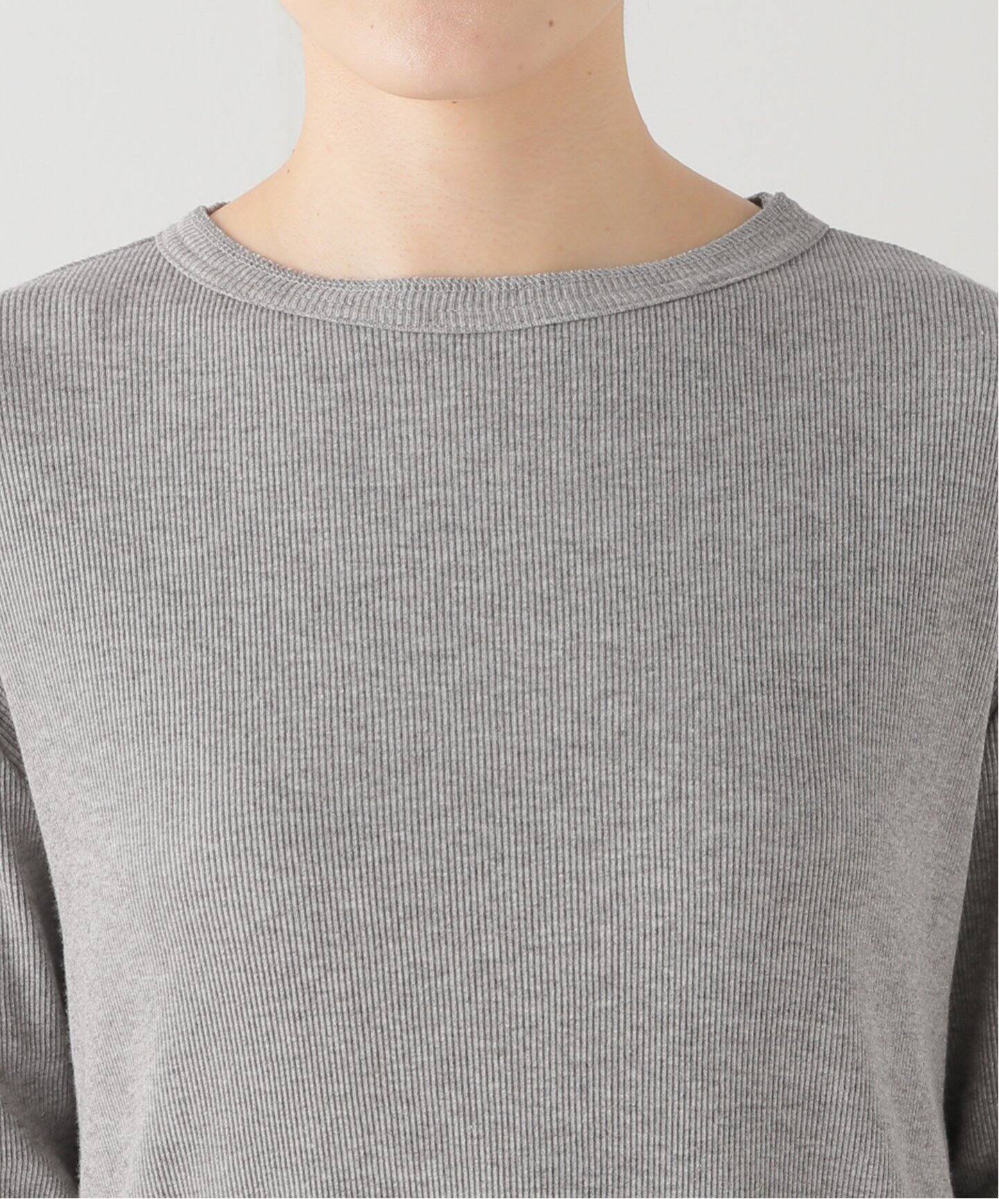 RIB LONGSLEEVE T-SHIRT（Tシャツ／カットソー）｜L'Appartement