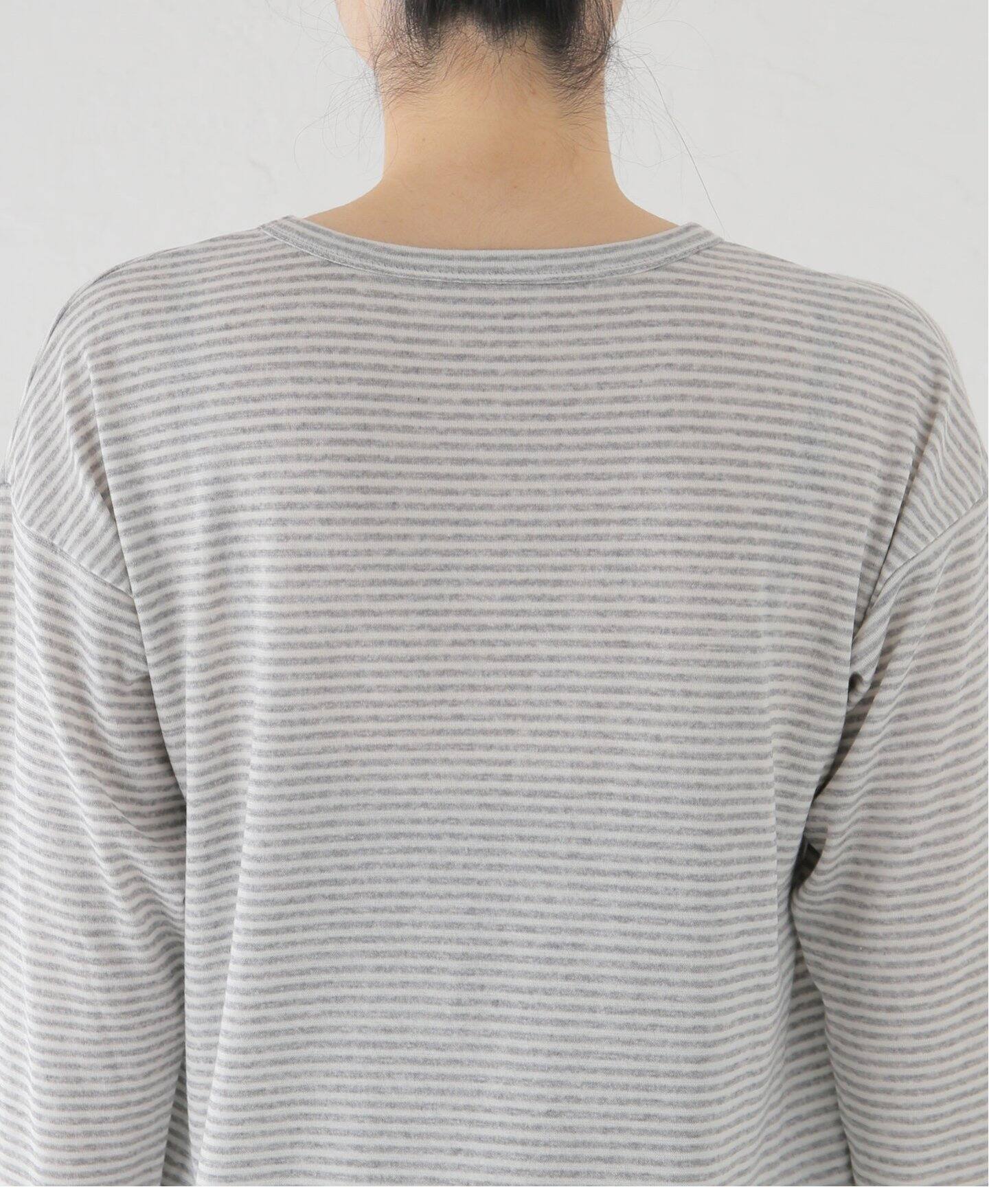 Sheer Border T Shirt（Tシャツ／カットソー）｜L