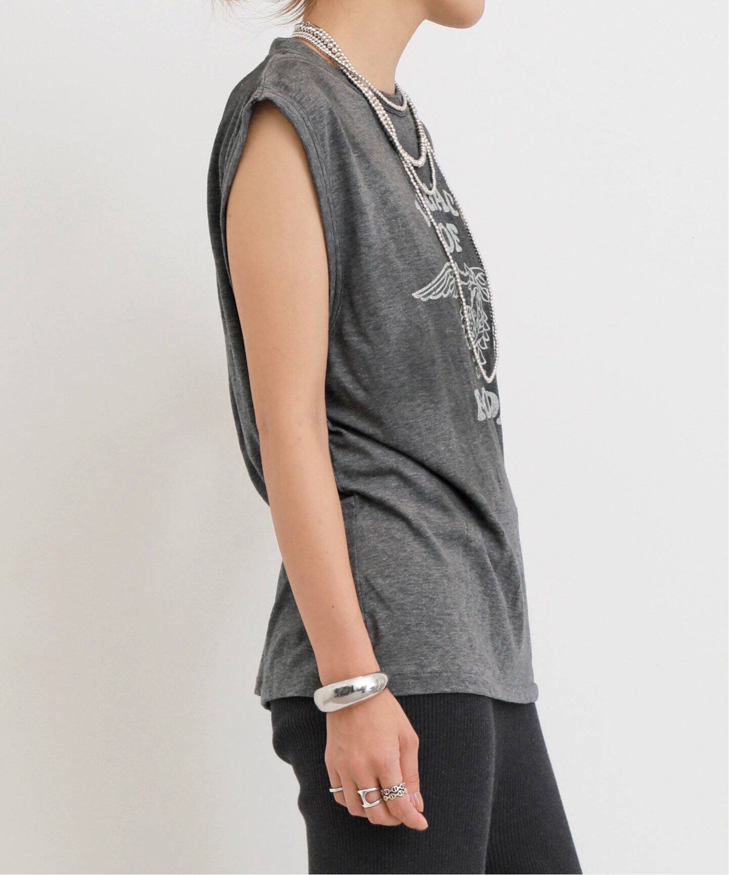 STAMMBAUM/シュタンバウム】 NO SLEEVE TOPS（Tシャツ／カットソー 