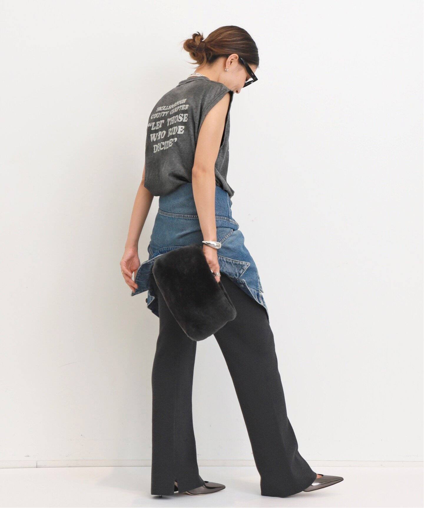 STAMMBAUM/シュタンバウム】 NO SLEEVE TOPS（Tシャツ／カットソー 