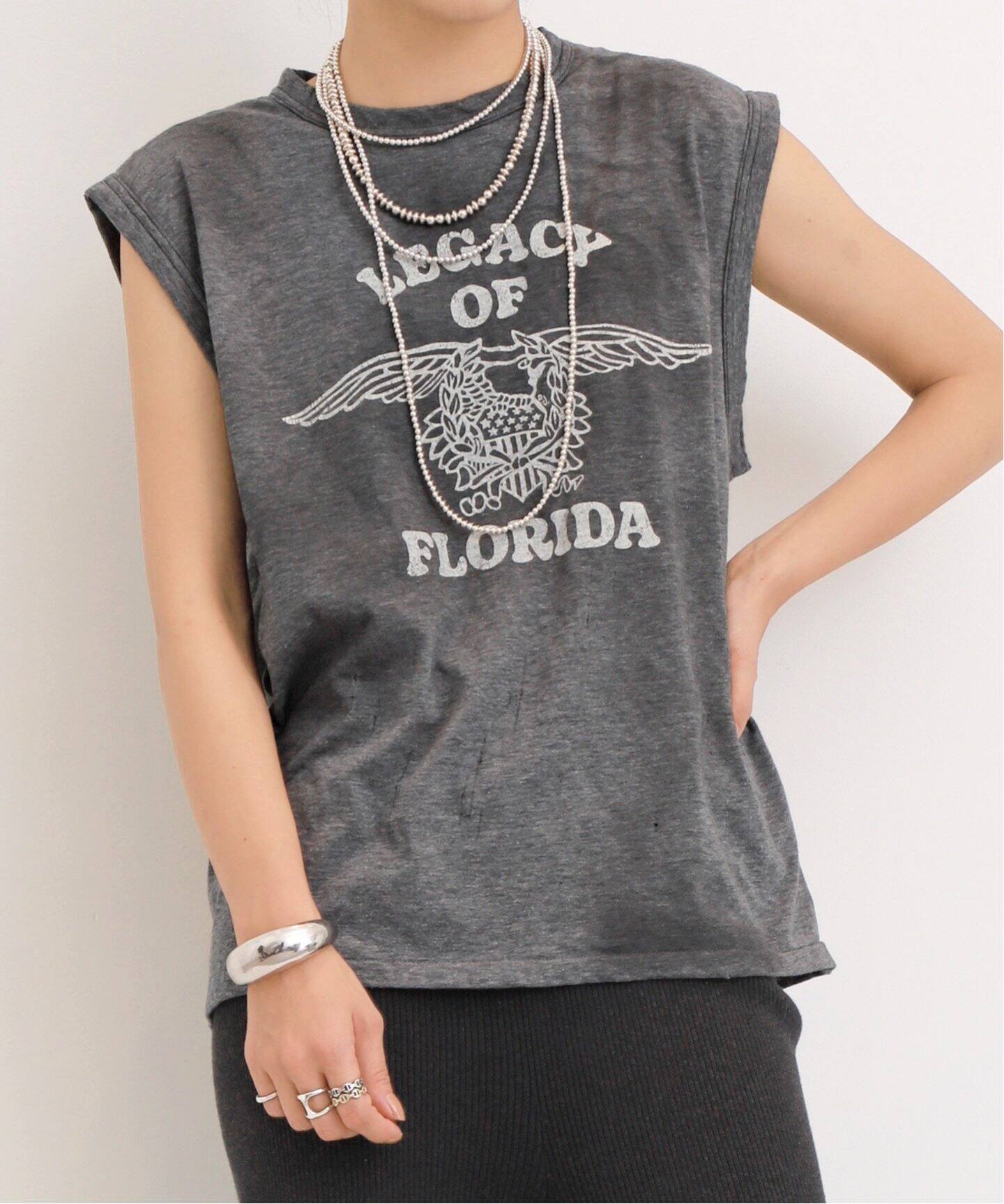 STAMMBAUM/シュタンバウム】 NO SLEEVE TOPS（Tシャツ／カットソー 