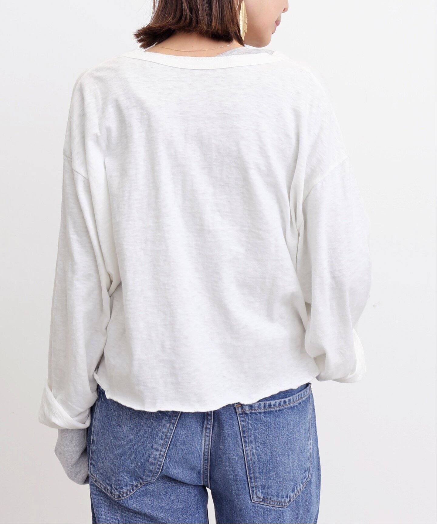 GOOD GRIEF!/グッド グリーフ】 HENLEY SHORT TOP（Tシャツ 