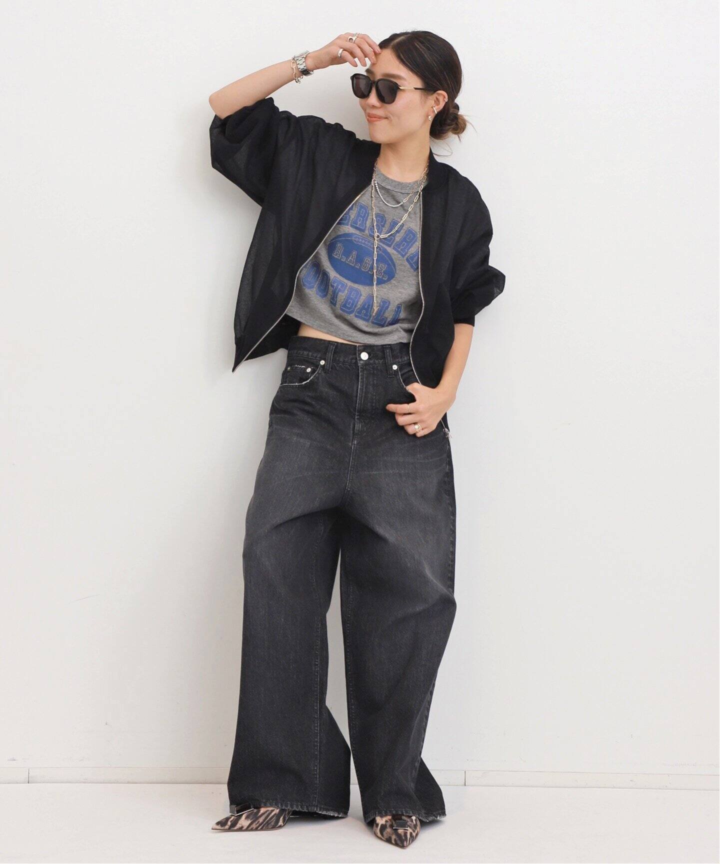 STAMMBAUM/シュタンバウム】 CROPPED TEE（Tシャツ／カットソー）｜L  