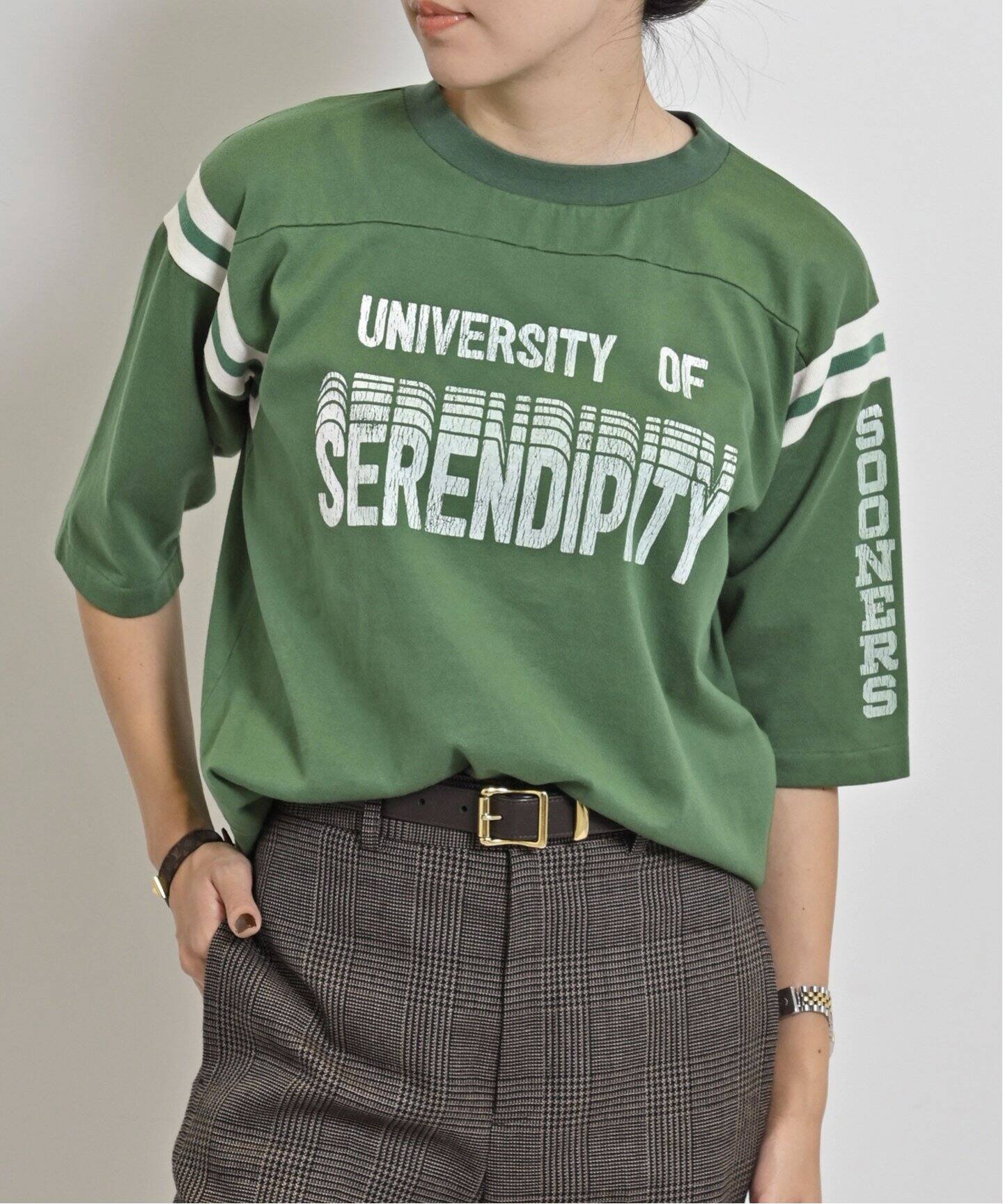 STAMMBAUM/シュタンバウム】 FOOTBALL TEE（Tシャツ／カットソー）｜L 